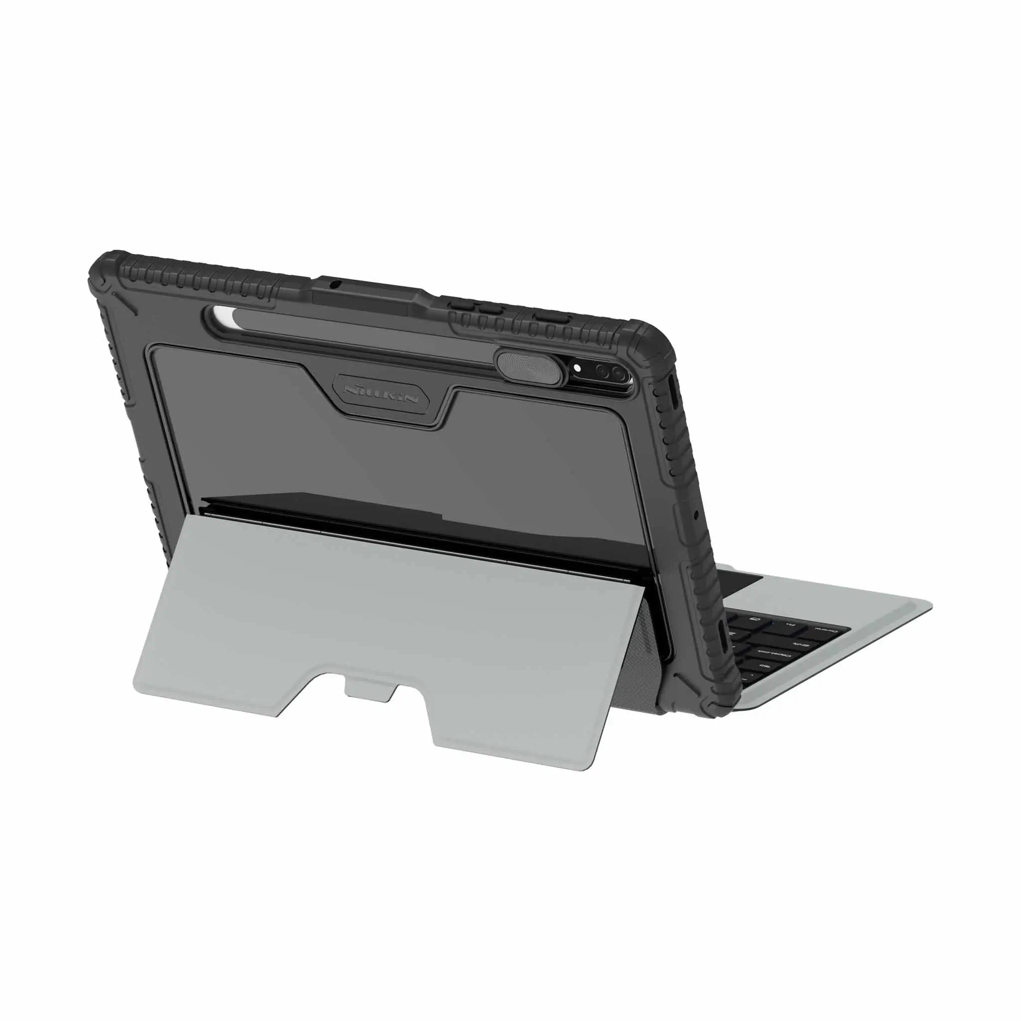 Bumper Combo Backlit Keyboard Case (Black) for Galaxy Tablet Series - Image 5