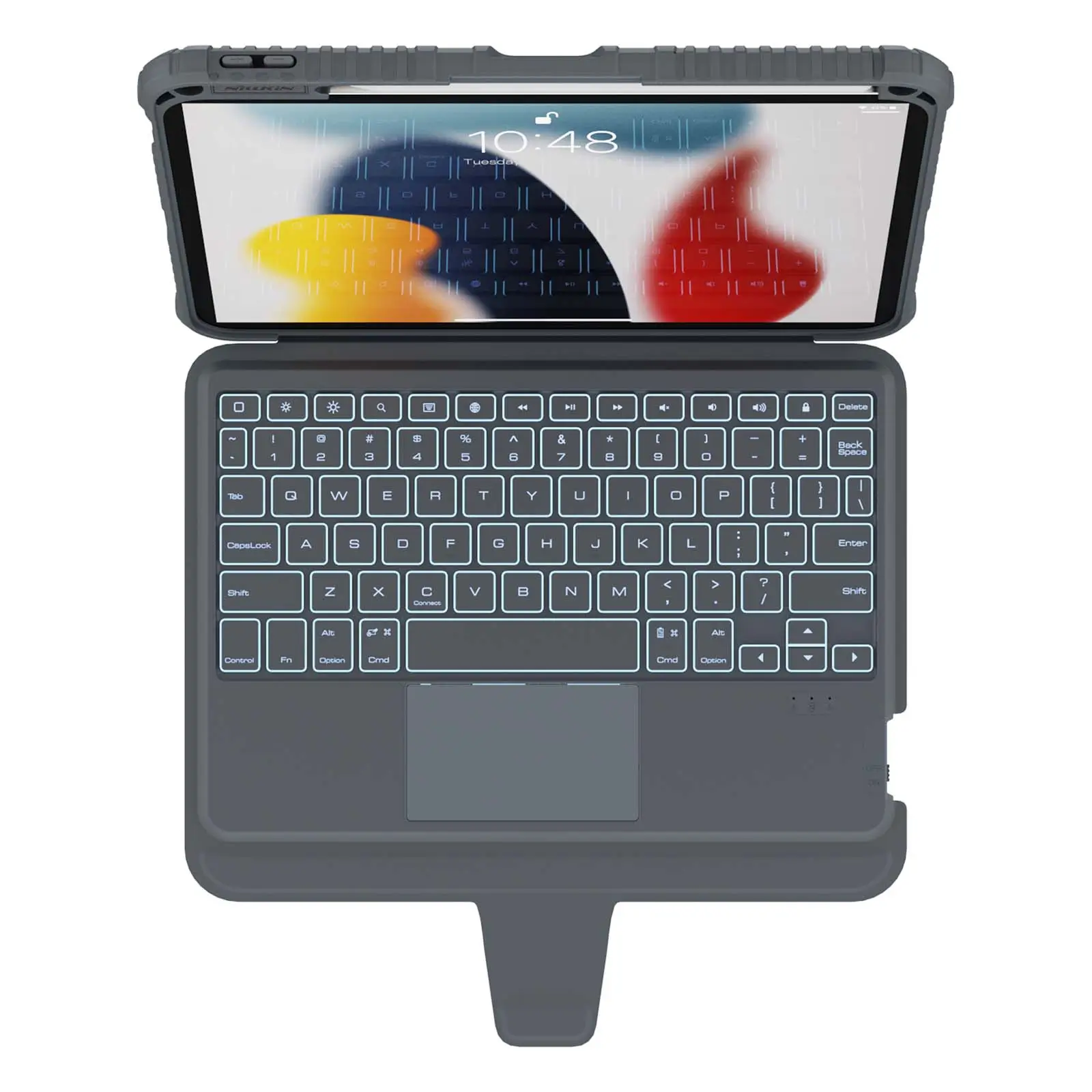 Bumper Combo Backlit Keyboard Case (Grey) for iPad Series - Image 18