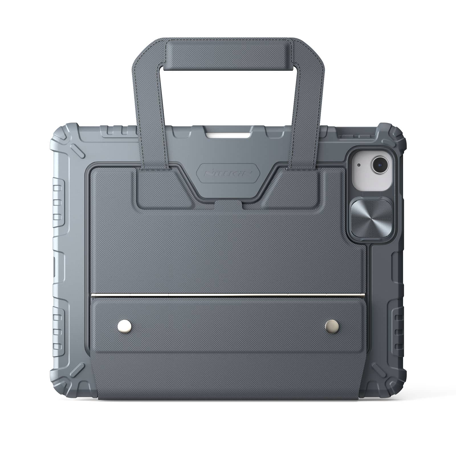 Carry Go Portable Handle Backlit Keyboard Case (Grey) for iPad Series - Image 15