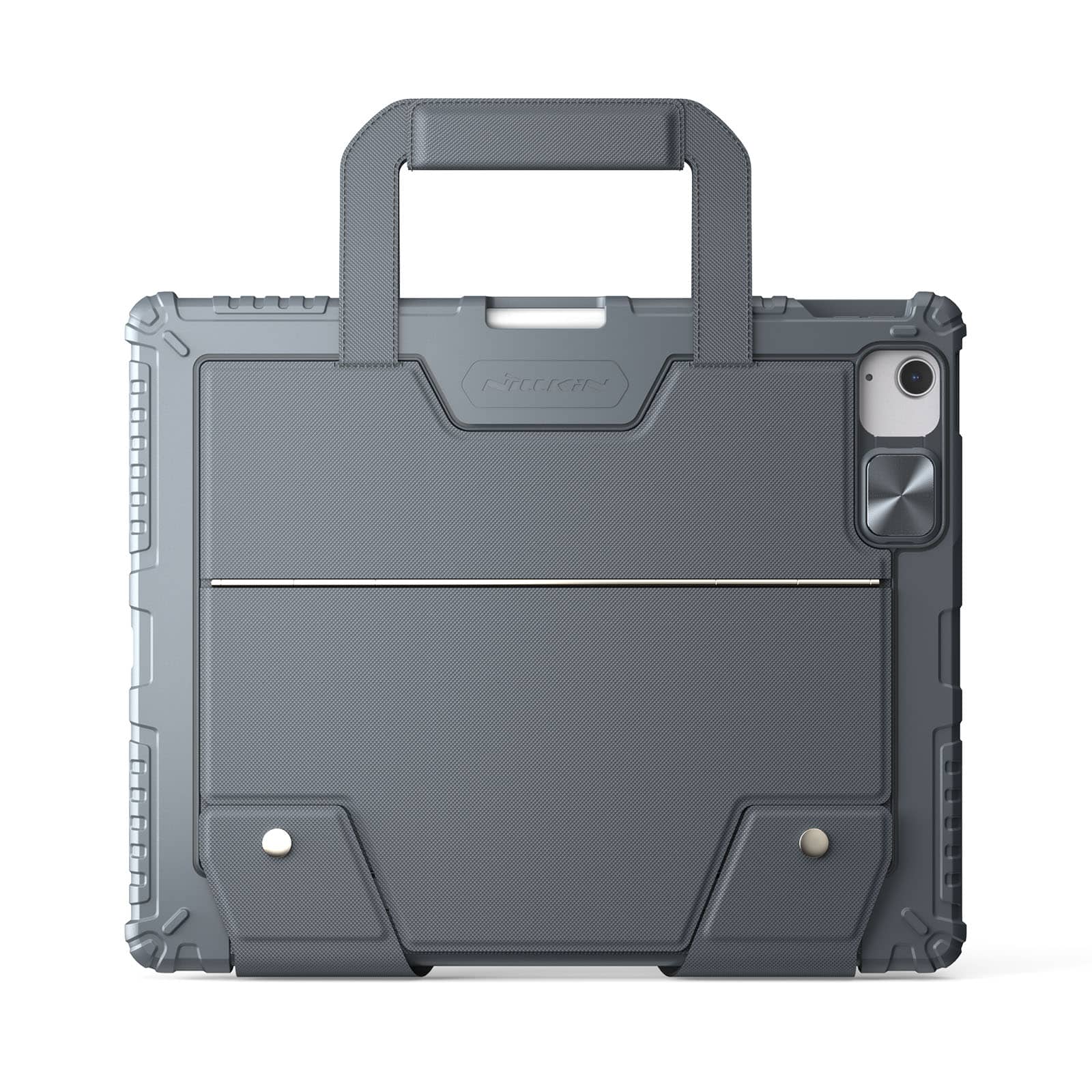 Carry Go Portable Handle Backlit Keyboard Case (Grey) for iPad Series - Image 27