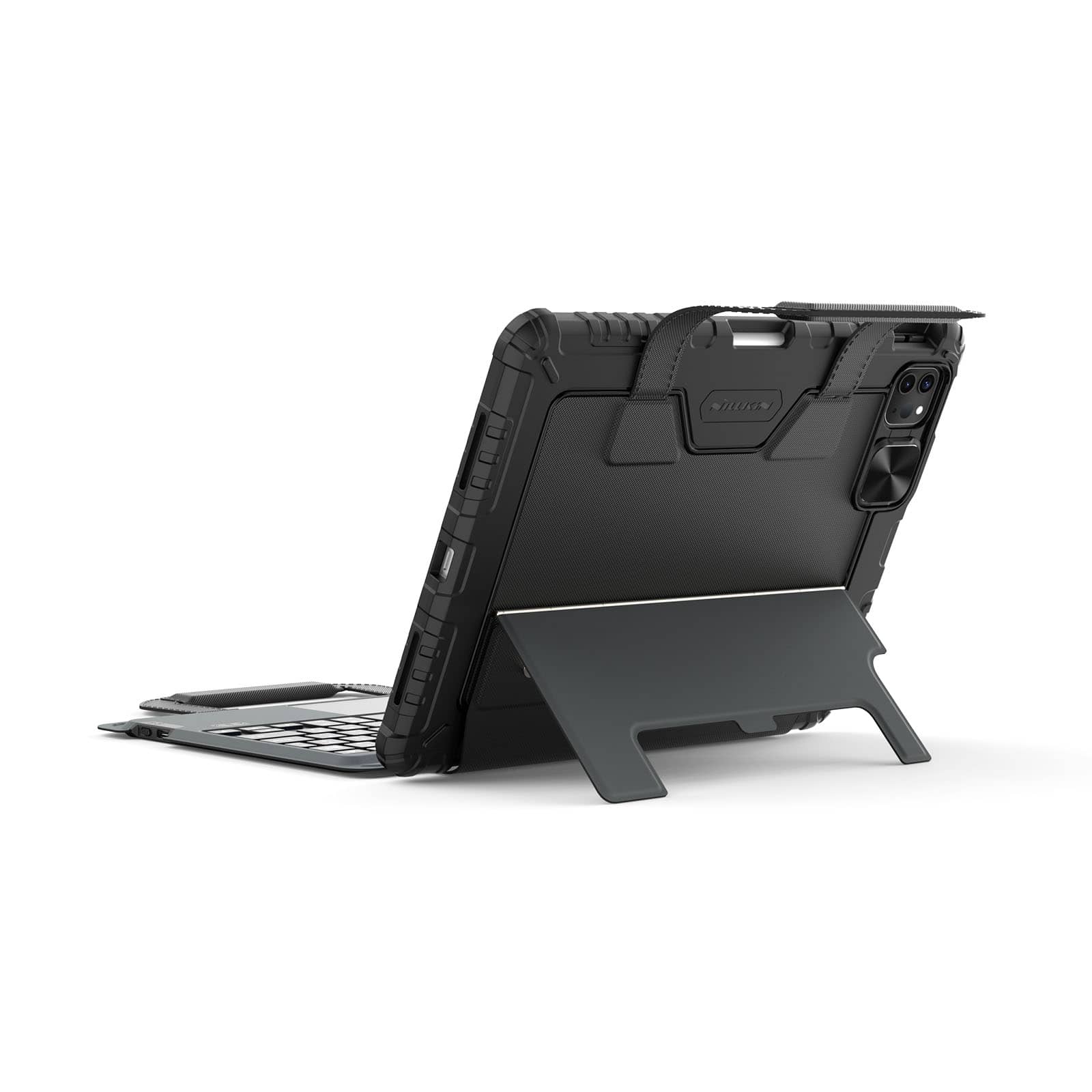 Carry Go Portable Handle Backlit Keyboard Case (Black) for iPad Series - Image 11