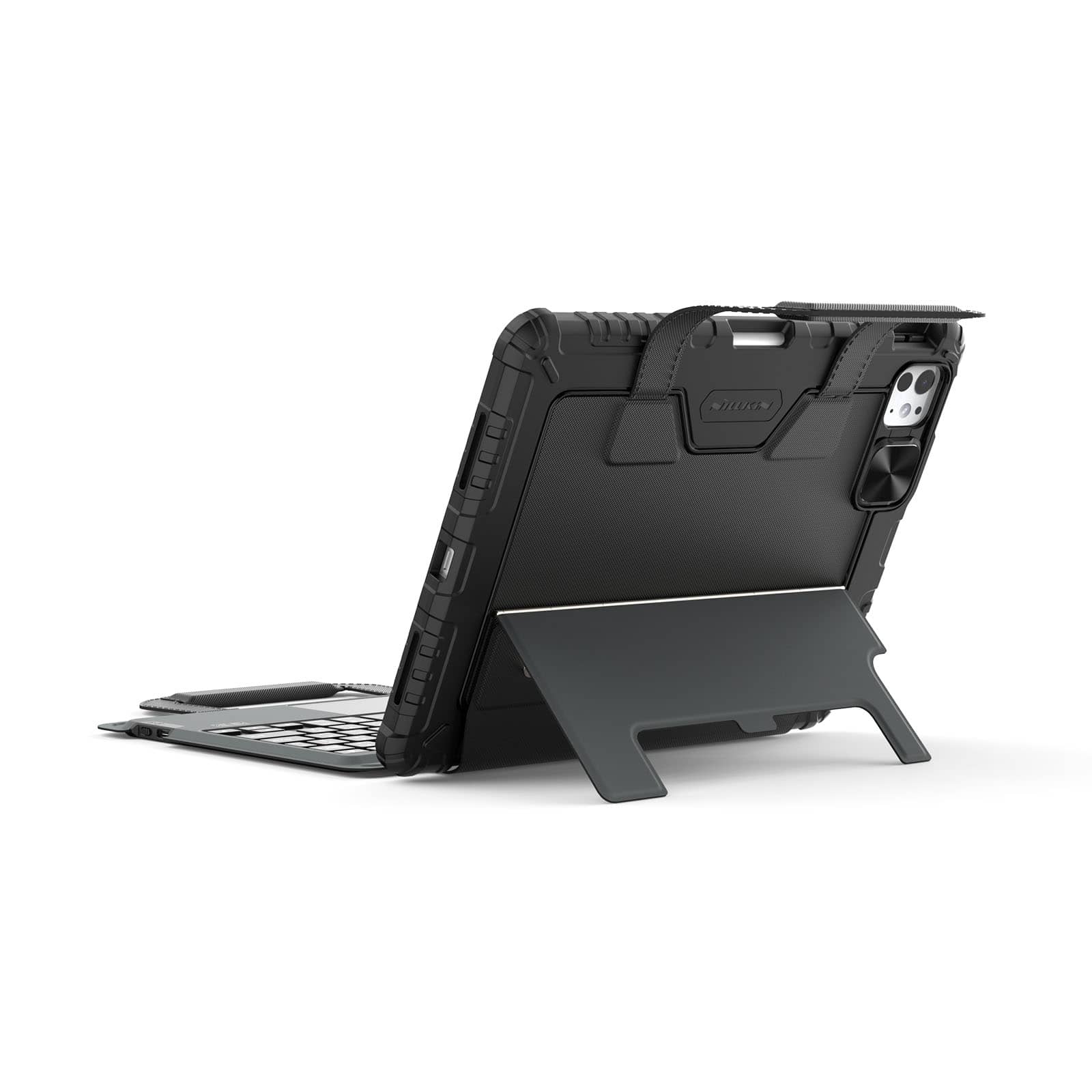 Carry Go Portable Handle Backlit Keyboard Case (Black) for iPad Series - Image 36