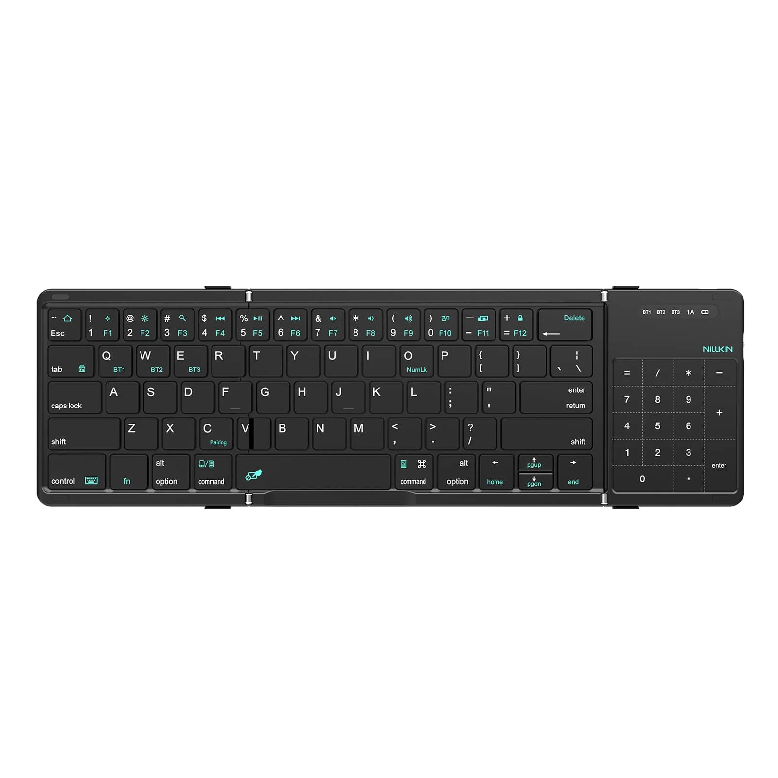 Cube Pocket Foldable Bluetooth Keyboard with Touchpad
