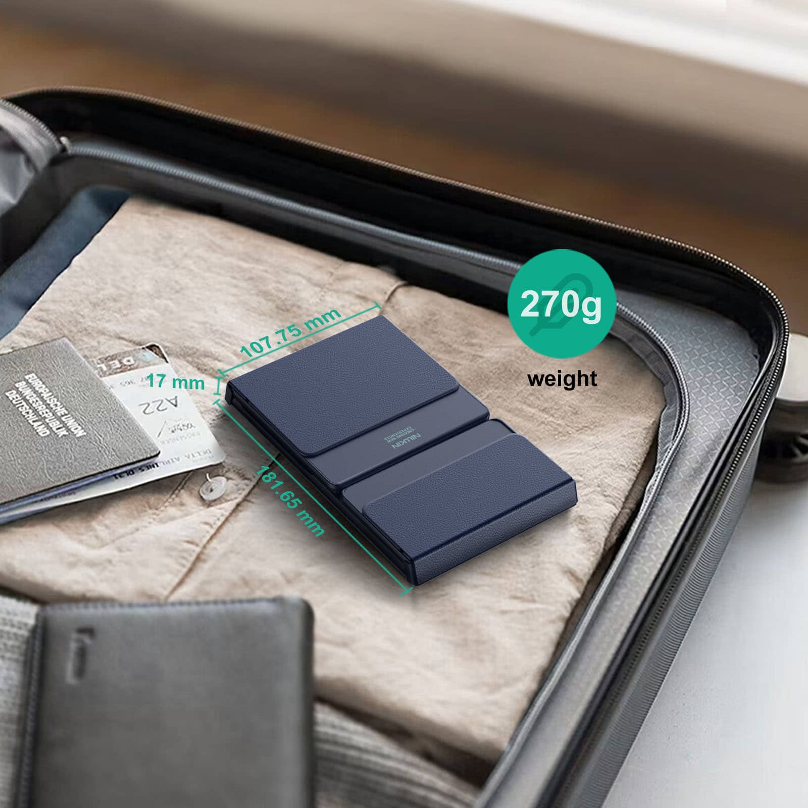Cube Pocket Foldable Bluetooth Keyboard with Touchpad - Image 13