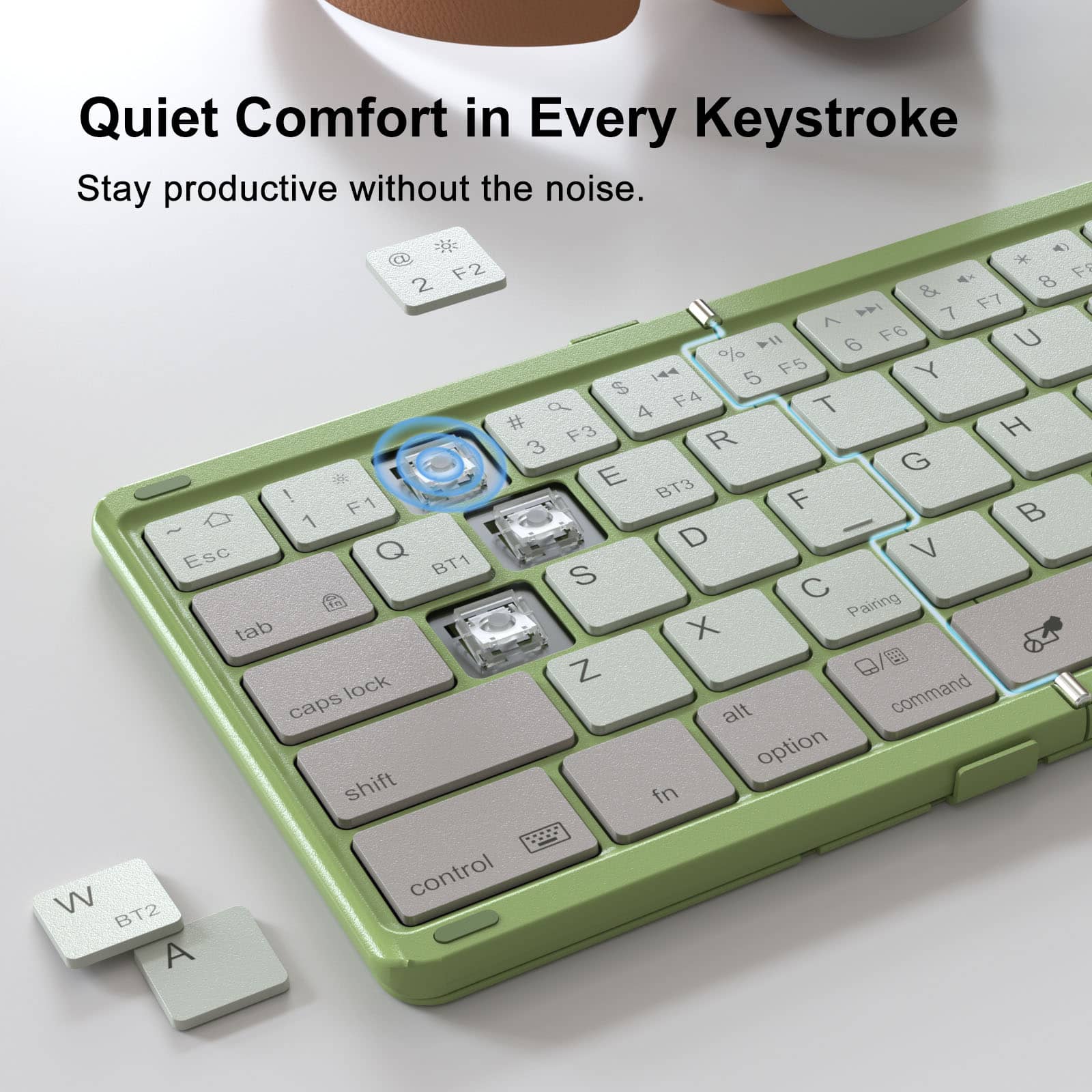 Cube Pocket Foldable Bluetooth Keyboard with Touchpad - Image 21