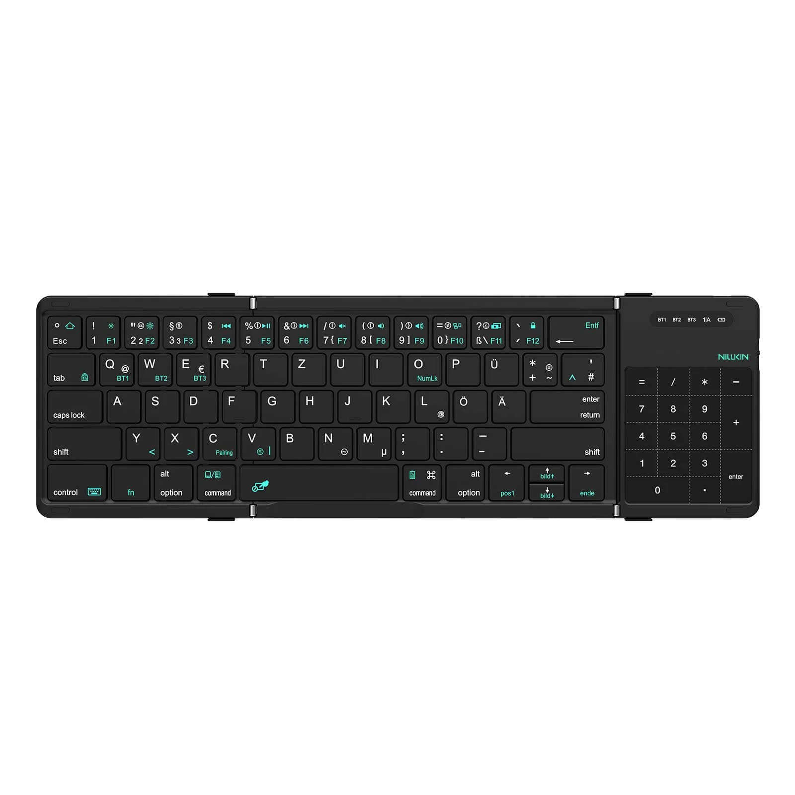 Cube Pocket Foldable Bluetooth Keyboard with Touchpad - Image 48