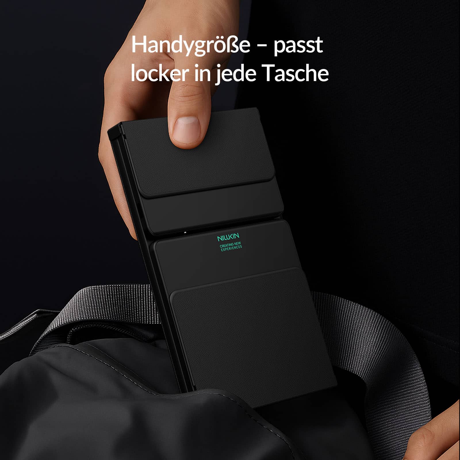 Cube Pocket Foldable Bluetooth Keyboard with Touchpad - Image 60