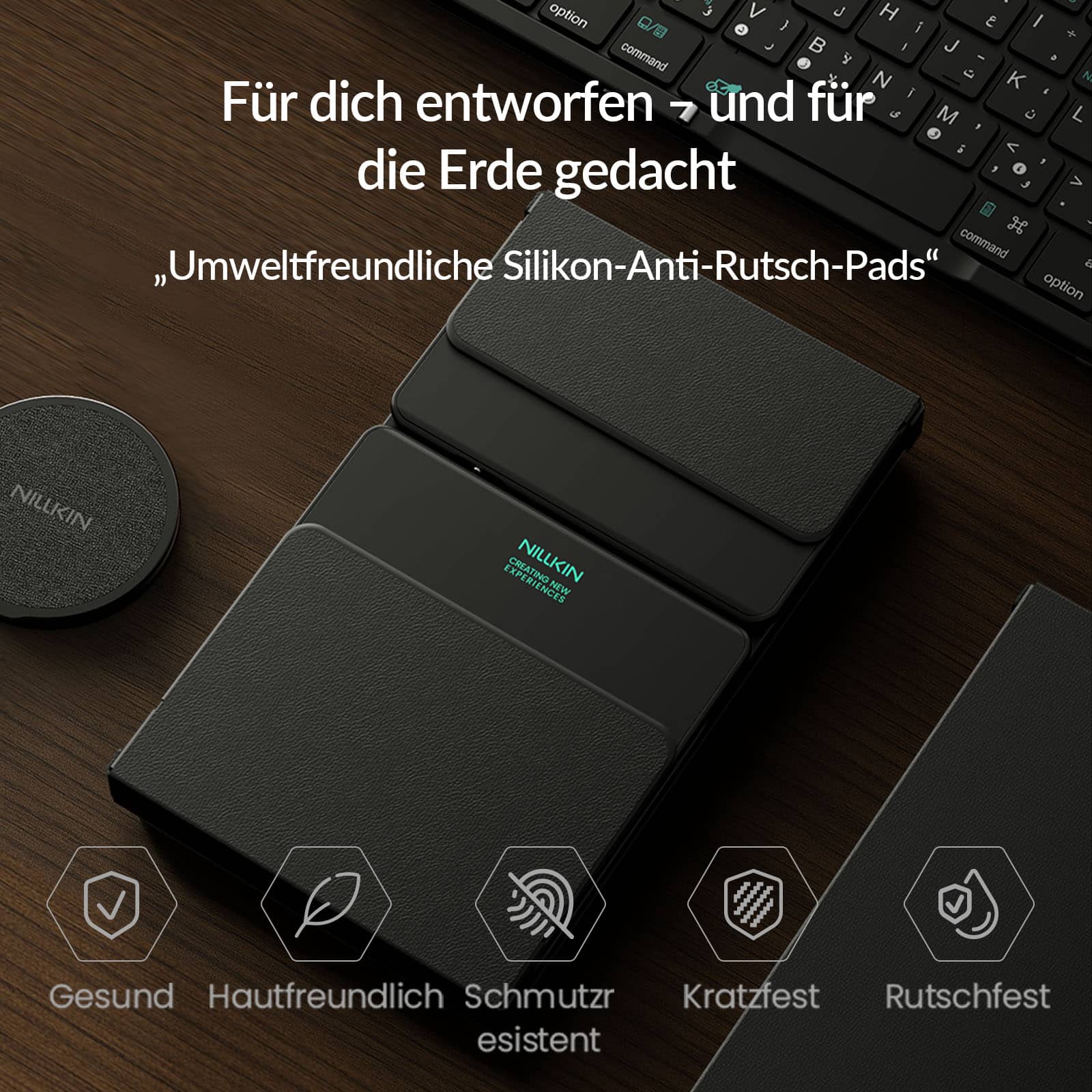 Cube Pocket Foldable Bluetooth Keyboard with Touchpad - Image 61