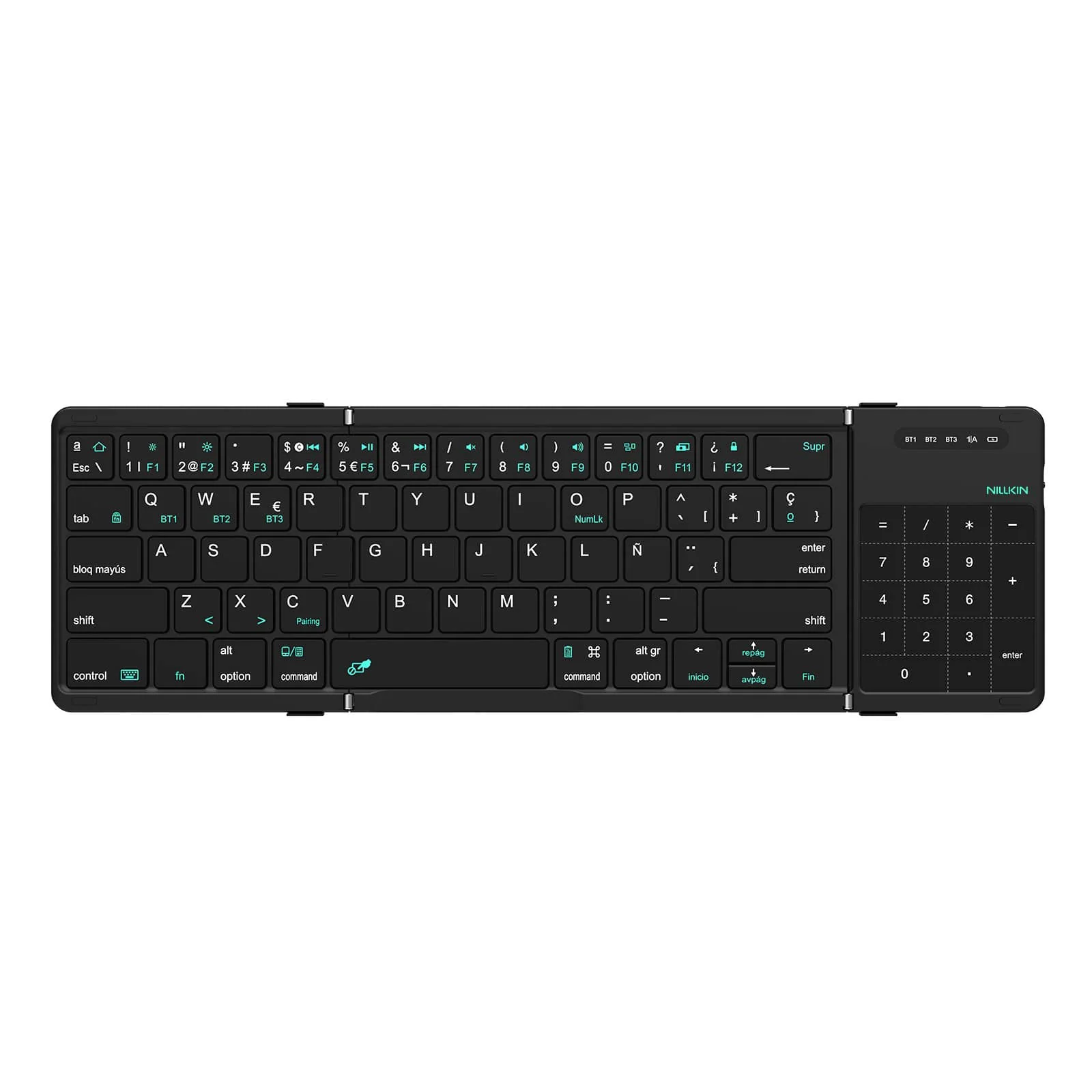 Cube Pocket Foldable Bluetooth Keyboard with Touchpad - Image 62