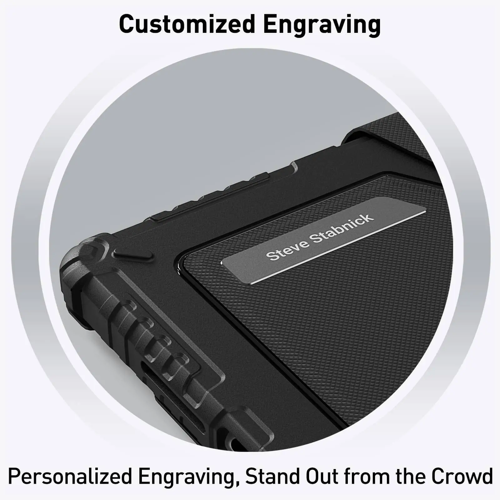 Custom Engraved Name Backlit Keyboard Case with Gift Box for iPad Series - Image 5