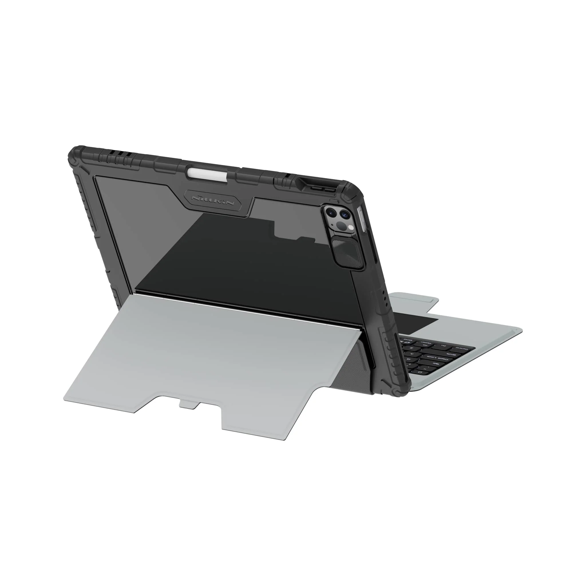Non-Backlit Bumper Combo Keyboard Case for iPad Series - Image 2