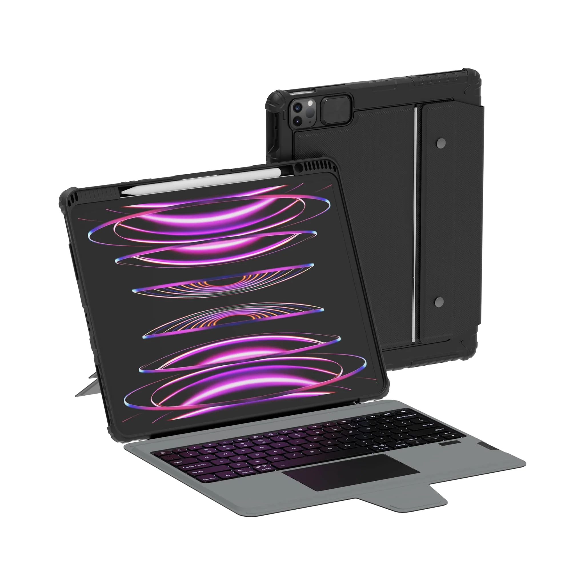 Non-Backlit Bumper Combo Keyboard Case for iPad Series - Image 21