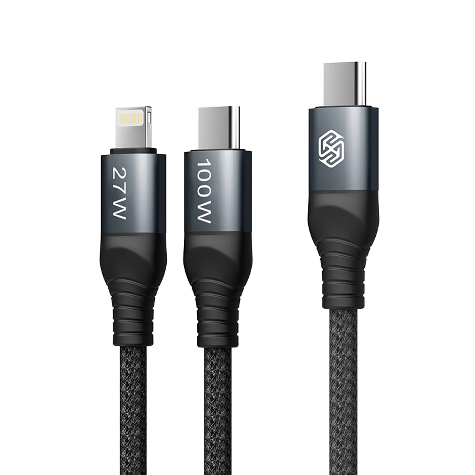 DualPower 2-in-1 Cable USB to Type C 100W & Lightning 27W - Image 3