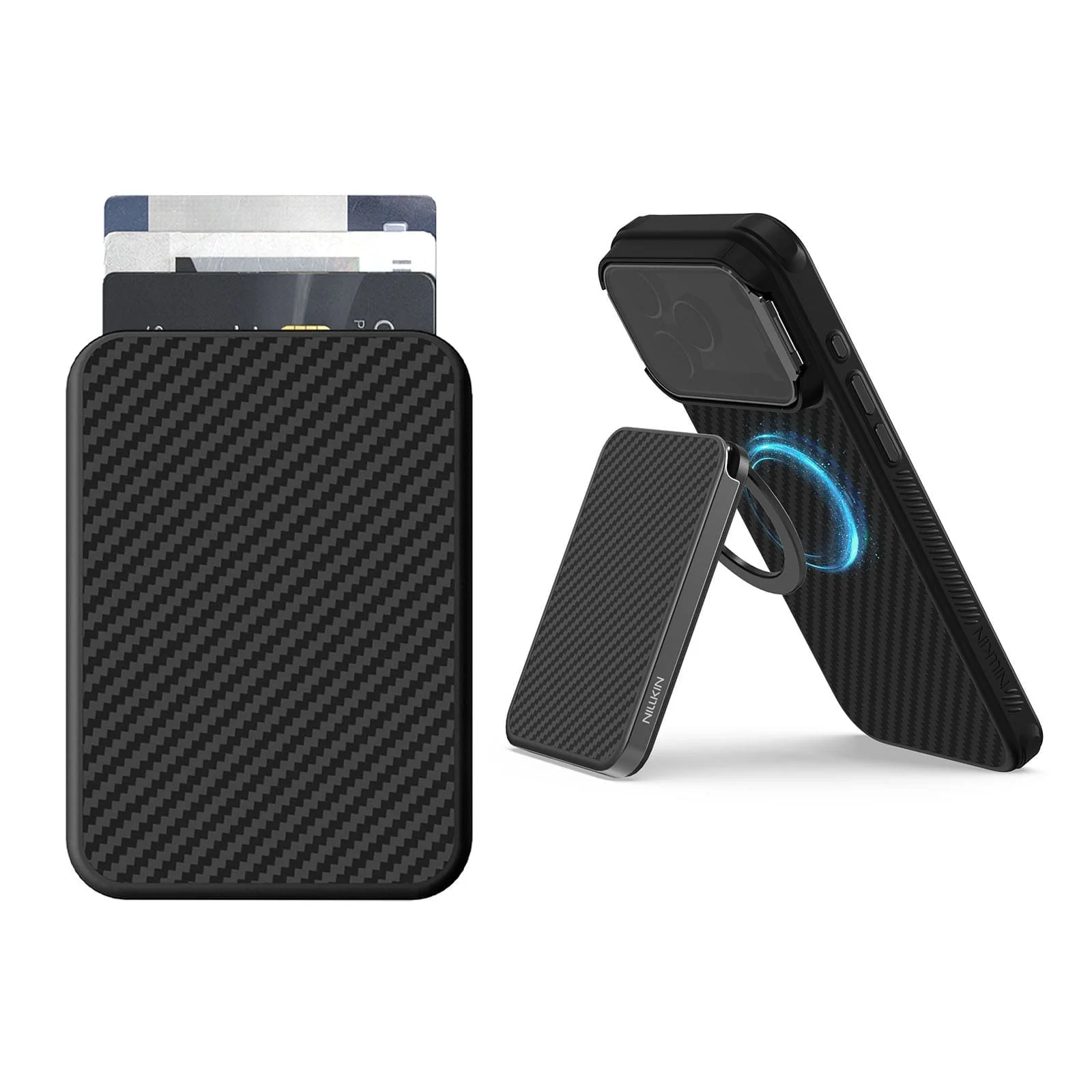 FiberMate Kevlar® Magnetic Phone Wallet Stand