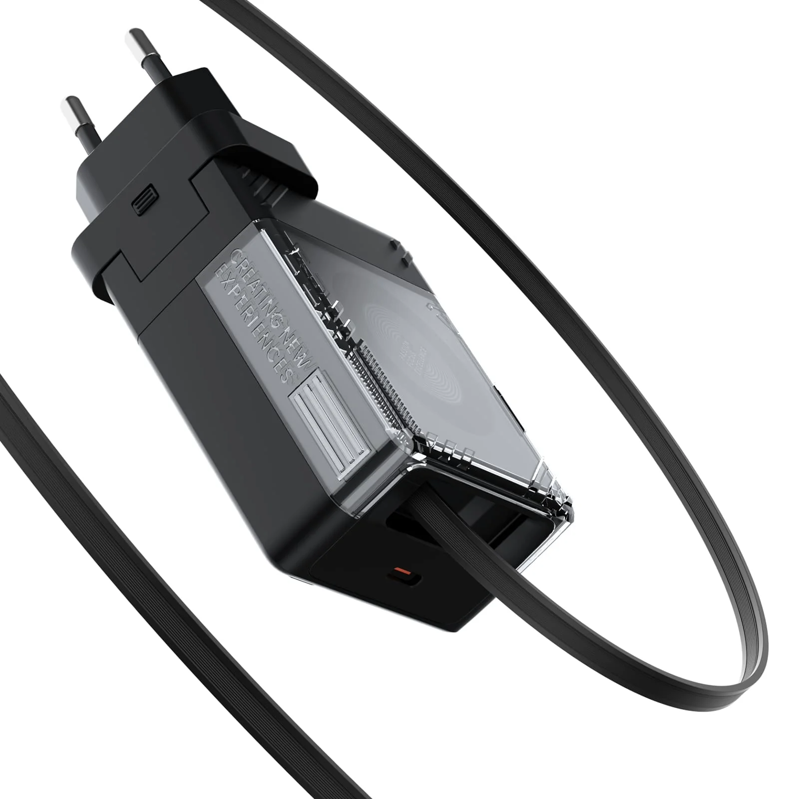 IceCore 65W GaN Retractable Charger (0.7m/2.4ft USB-C Cable) with 1.8m/6ft 100W C-to-C Cable - Image 20