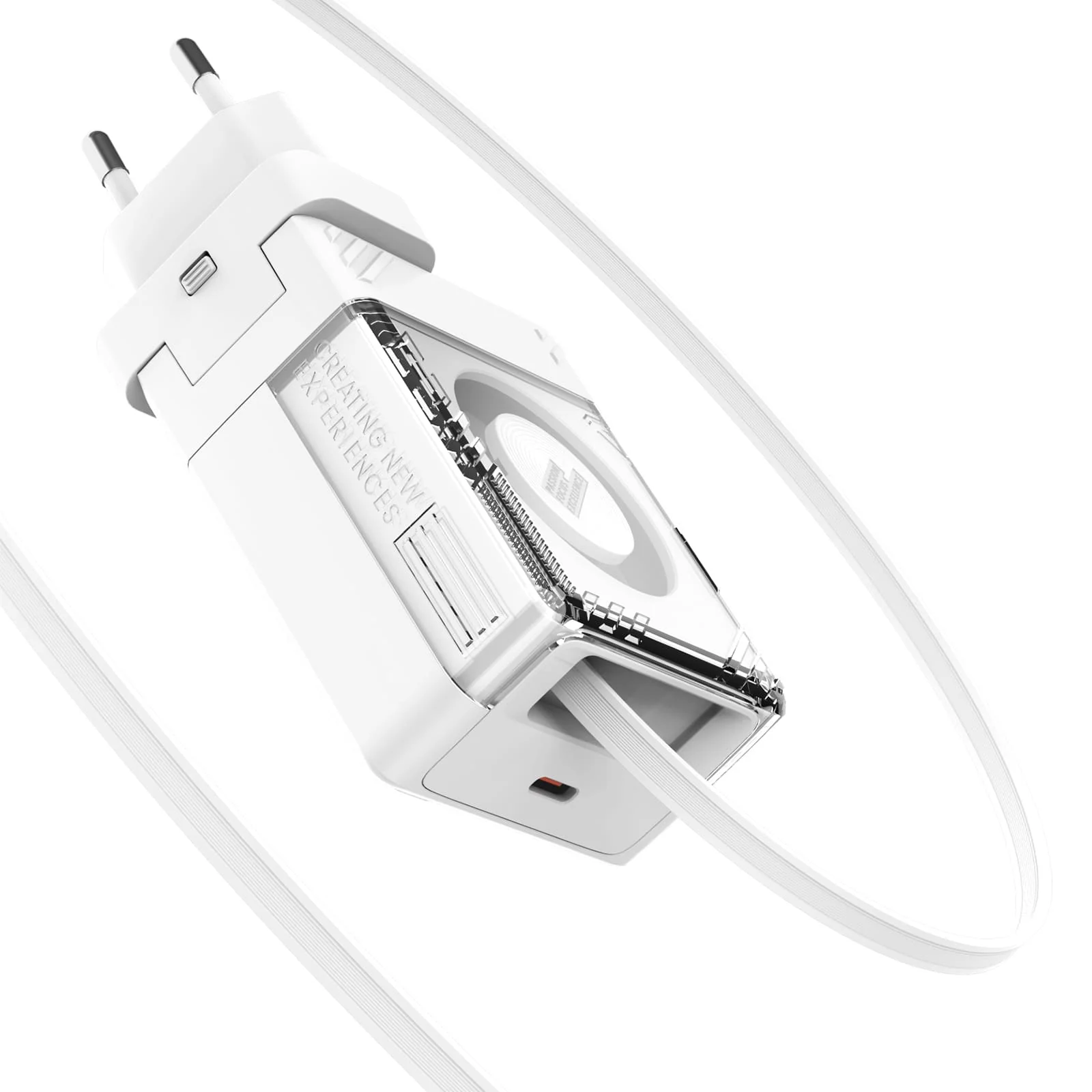 IceCore 65W GaN Retractable Charger (0.7m/2.4ft USB-C Cable) with 1.8m/6ft 100W C-to-C Cable - Image 29