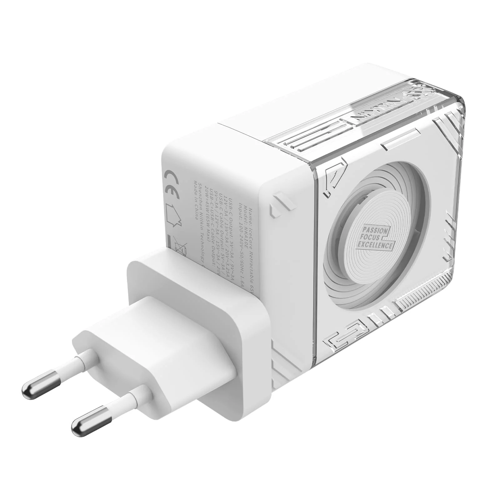 IceCore 65W GaN Retractable Charger (0.7m/2.4ft USB-C Cable) with 1.8m/6ft 100W C-to-C Cable - Image 36