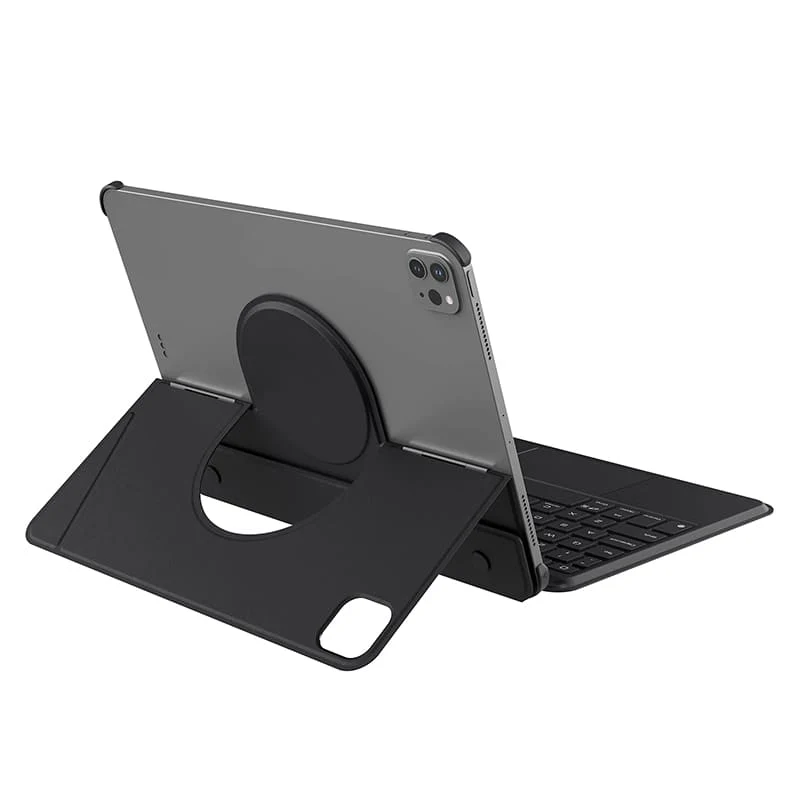 MagicEase Ultra-Slim Magnetic Backlit Keyboard Case (Midnight Black) with Magnetic Charging Stand for iPad Series - Image 17
