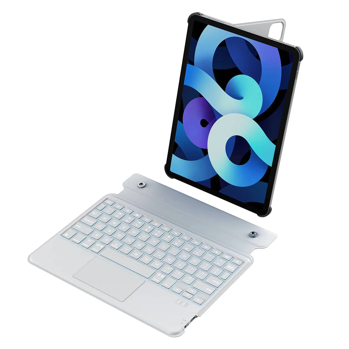 MagicEase Ultra-Slim Magnetic Backlit Keyboard (Grey) for iPad Series - Image 51