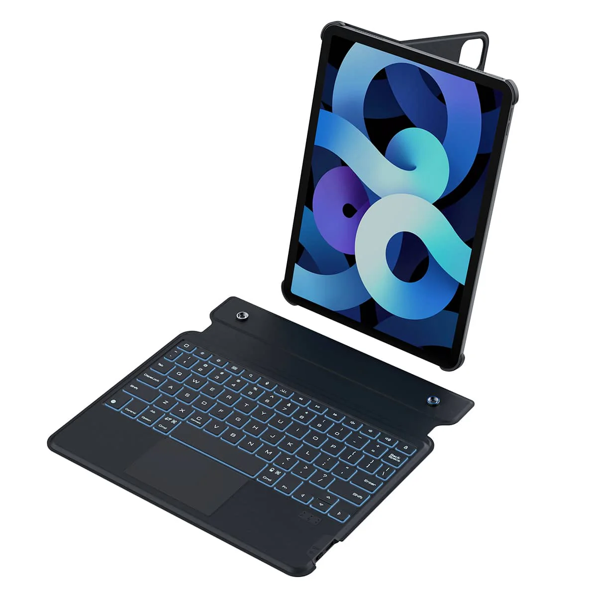 MagicEase Ultra-Slim Magnetic Backlit Keyboard (Midnight Black) for iPad Series - Image 39