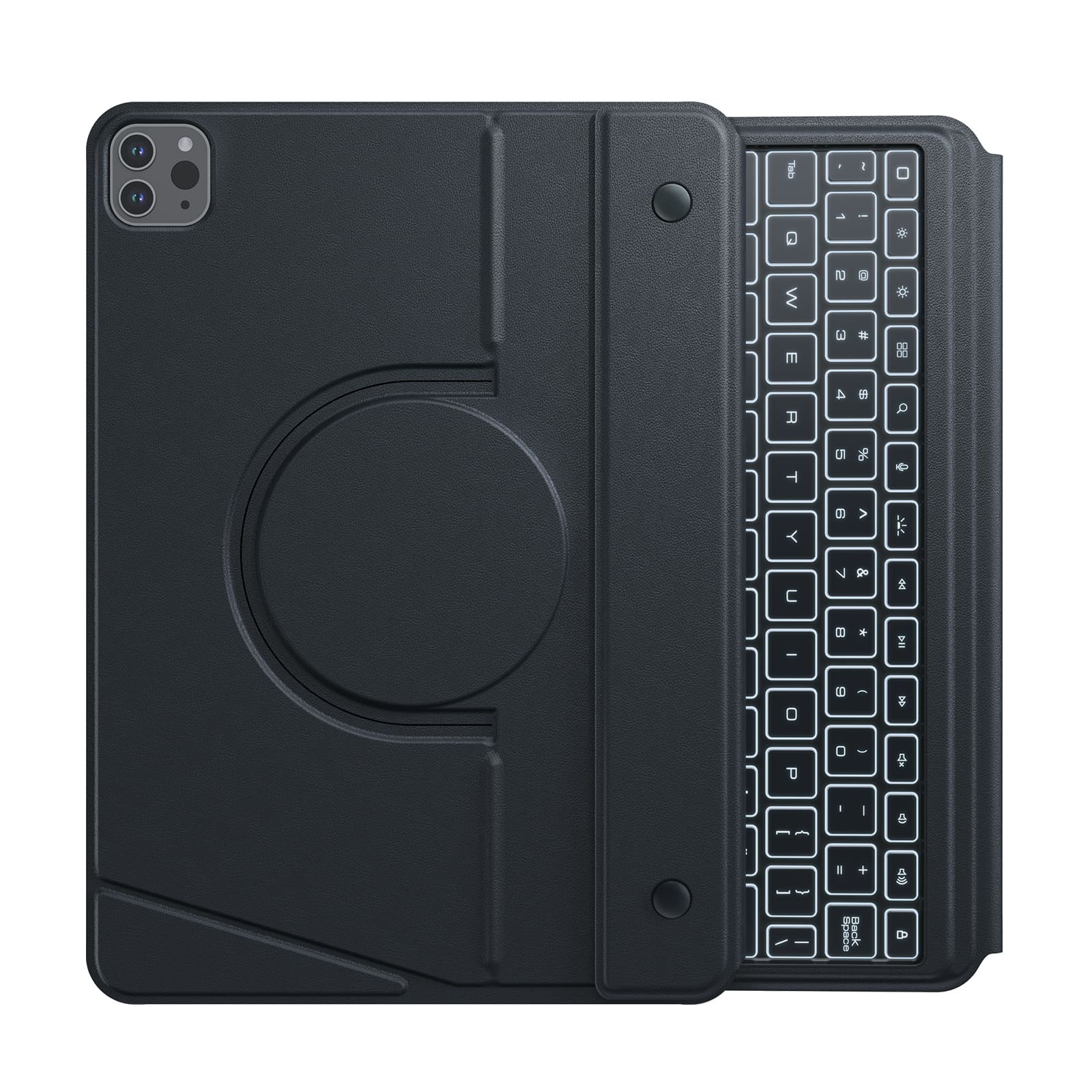 MagicEase Ultra-Slim Magnetic Backlit Keyboard (Midnight Black) for iPad Series - Image 71