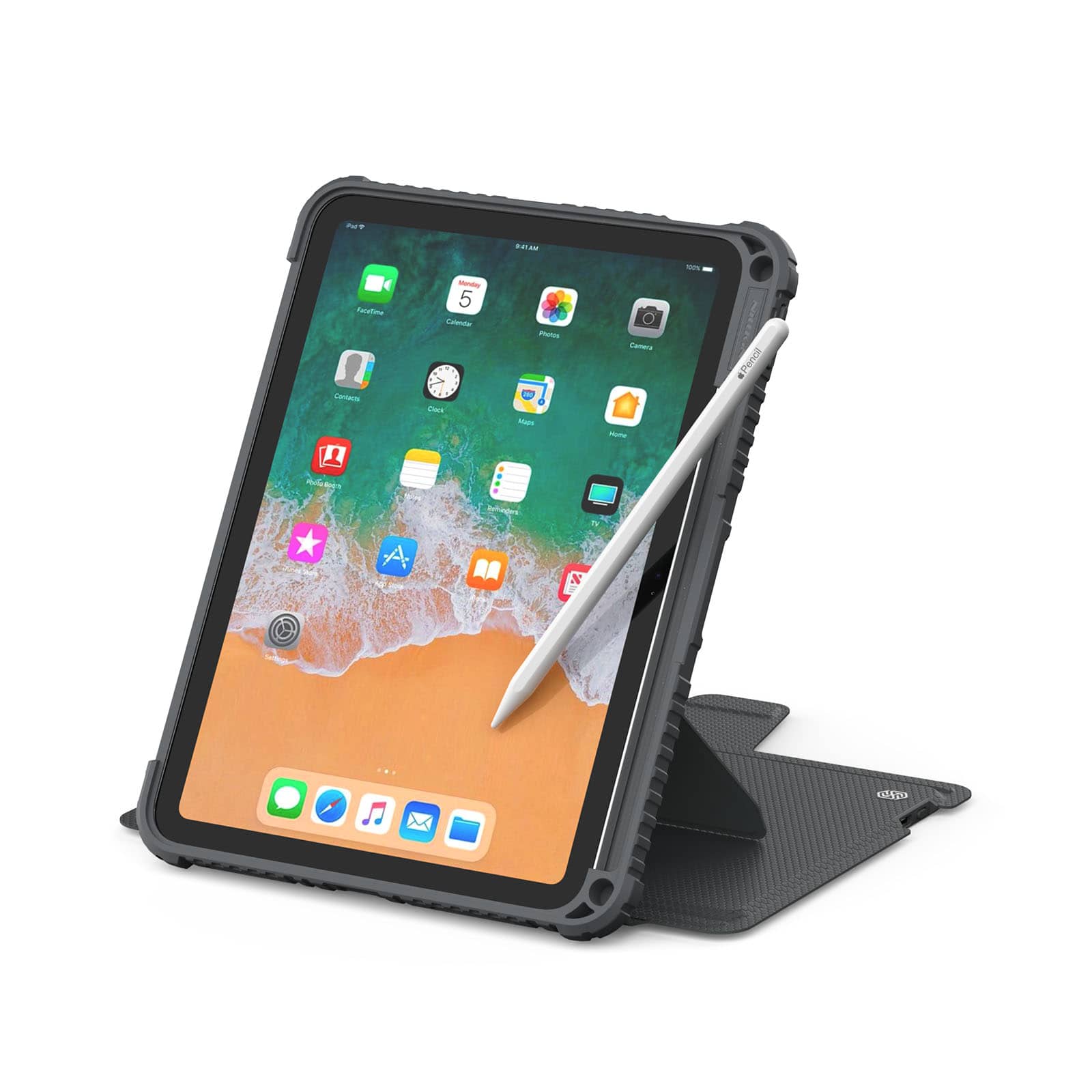 Magnetic Bumper Link Backlit Keyboard Case (Grey) for iPad Series - Image 3