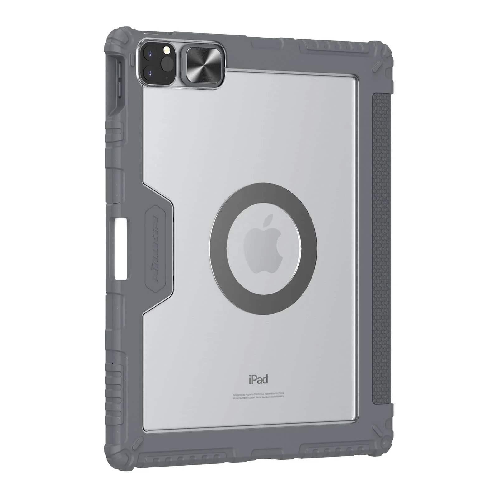 Magnetic Bumper Link Backlit Keyboard Case (Grey) for iPad Series - Image 35