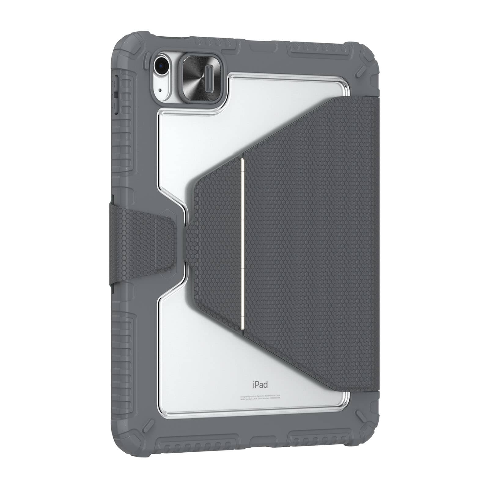 Magnetic Bumper Link Backlit Keyboard Case (Grey) for iPad Series - Image 46