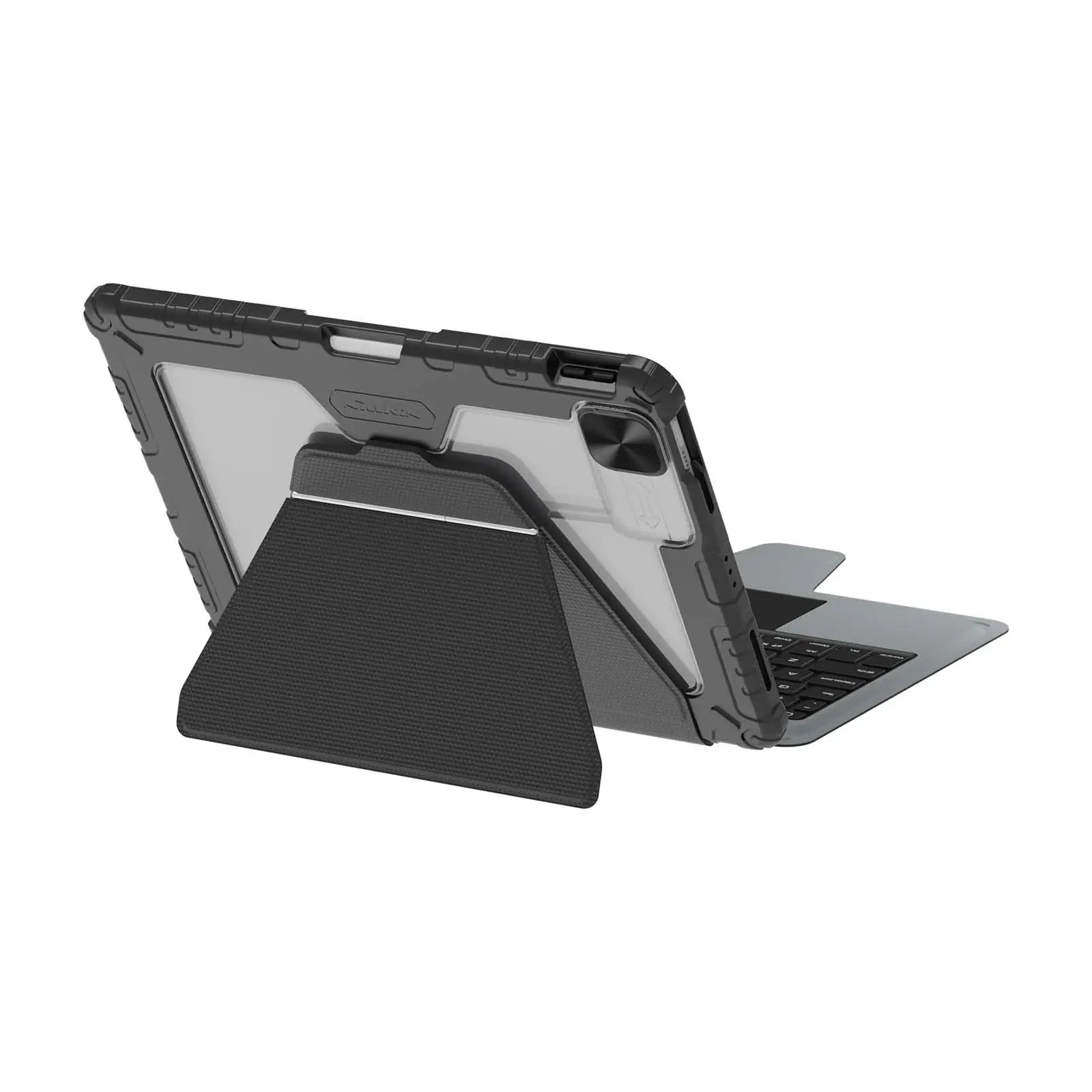 Magnetic Bumper Link Backlit Keyboard Case (Black) with Magnetic Stand for iPad Series - Image 35