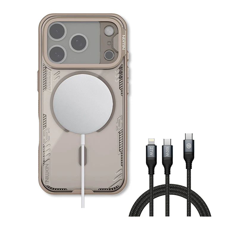 MagSafe® Compatible Iceblade CamProp Case with Transparent Camera Cover & 2-in-1 Charging Cable for iPhone 17 Series - Image 19
