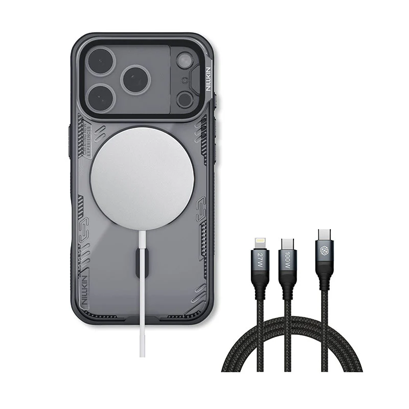 MagSafe® Compatible Iceblade CamProp Case with Transparent Camera Cover & 2-in-1 Charging Cable for iPhone 17 Series - Image 25