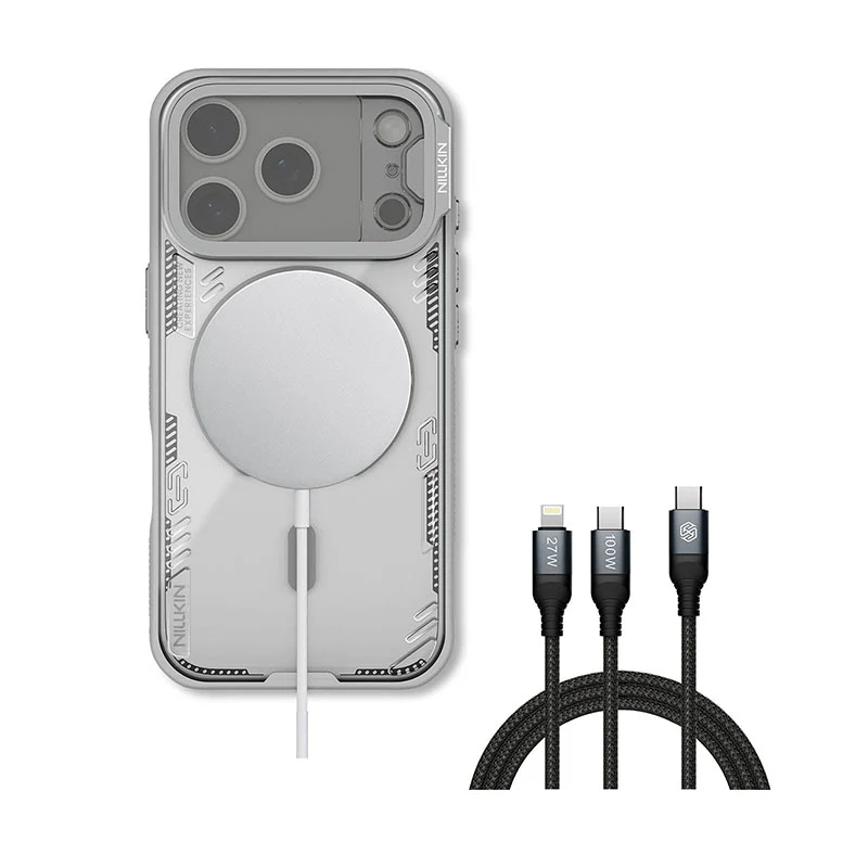 MagSafe® Compatible Iceblade CamProp Case with Transparent Camera Cover & 2-in-1 Charging Cable for iPhone 17 Series - Image 31