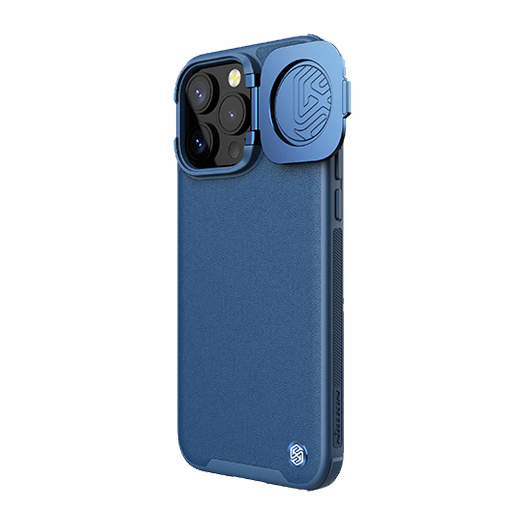 MagSafe® Compatible CamShield CamProp Leather Case for iPhone 15 Series - Image 11