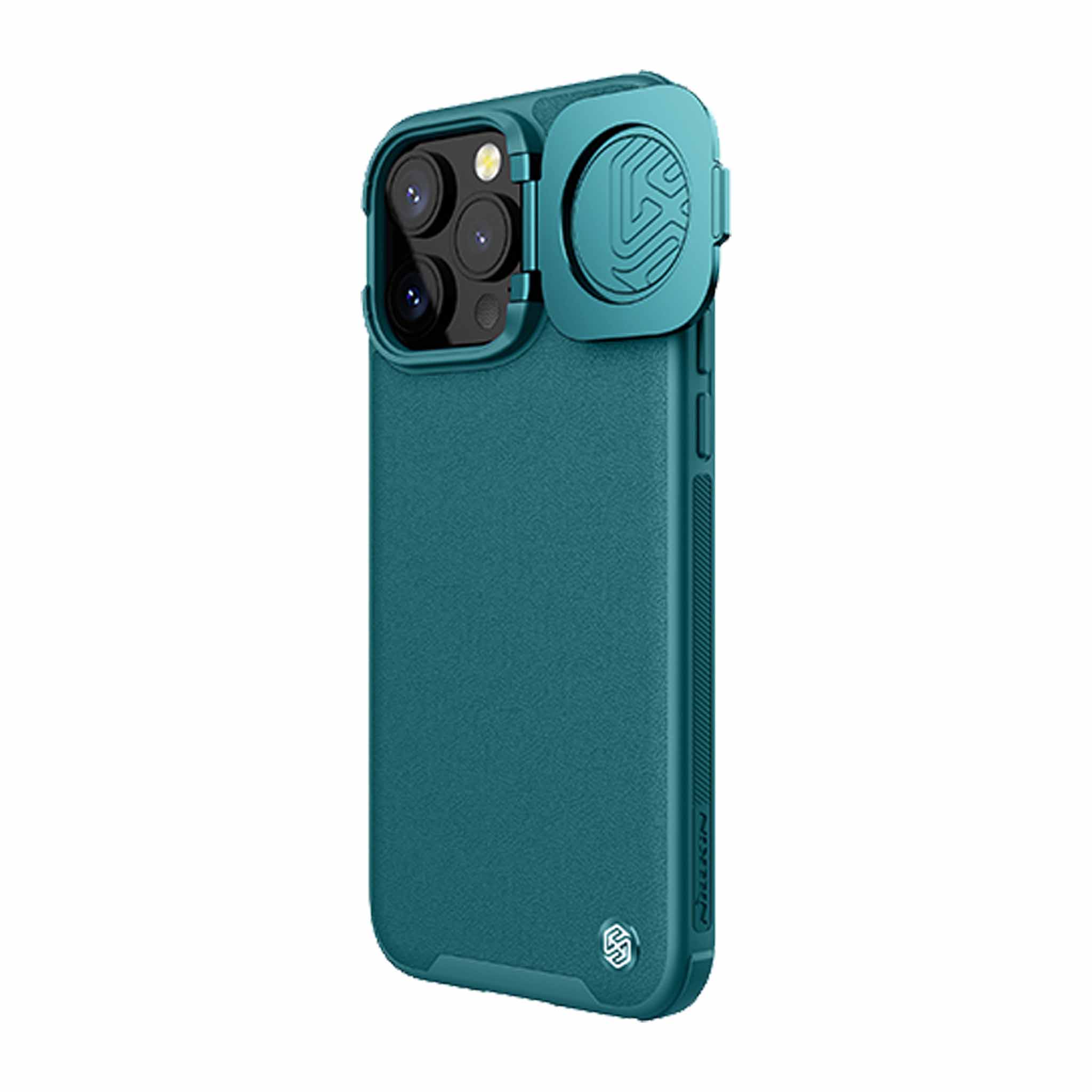 MagSafe® Compatible CamShield CamProp Leather Case for iPhone 15 Series - Image 3
