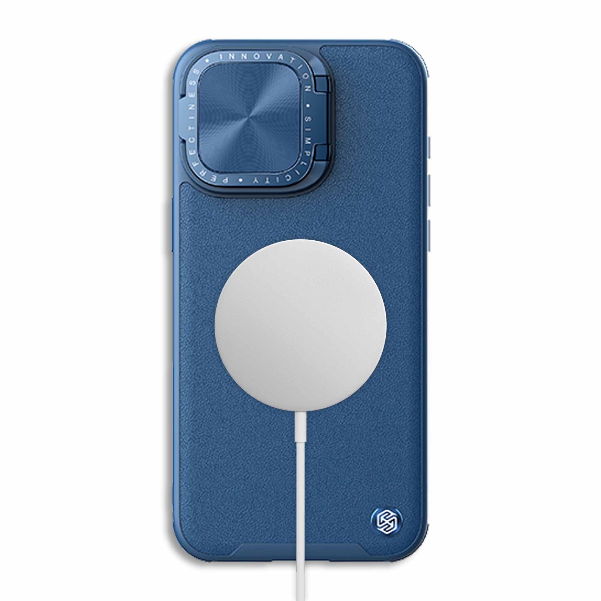 MagSafe® Compatible CamShield CamProp Leather Case for iPhone 15 Series - Image 9