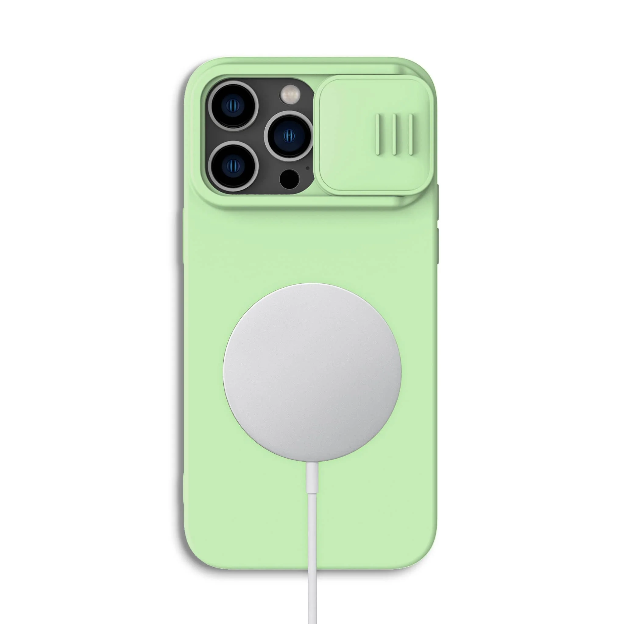 MagSafe® Compatible CamShield Silky Silicone Case for iPhone 14 Series - Image 10