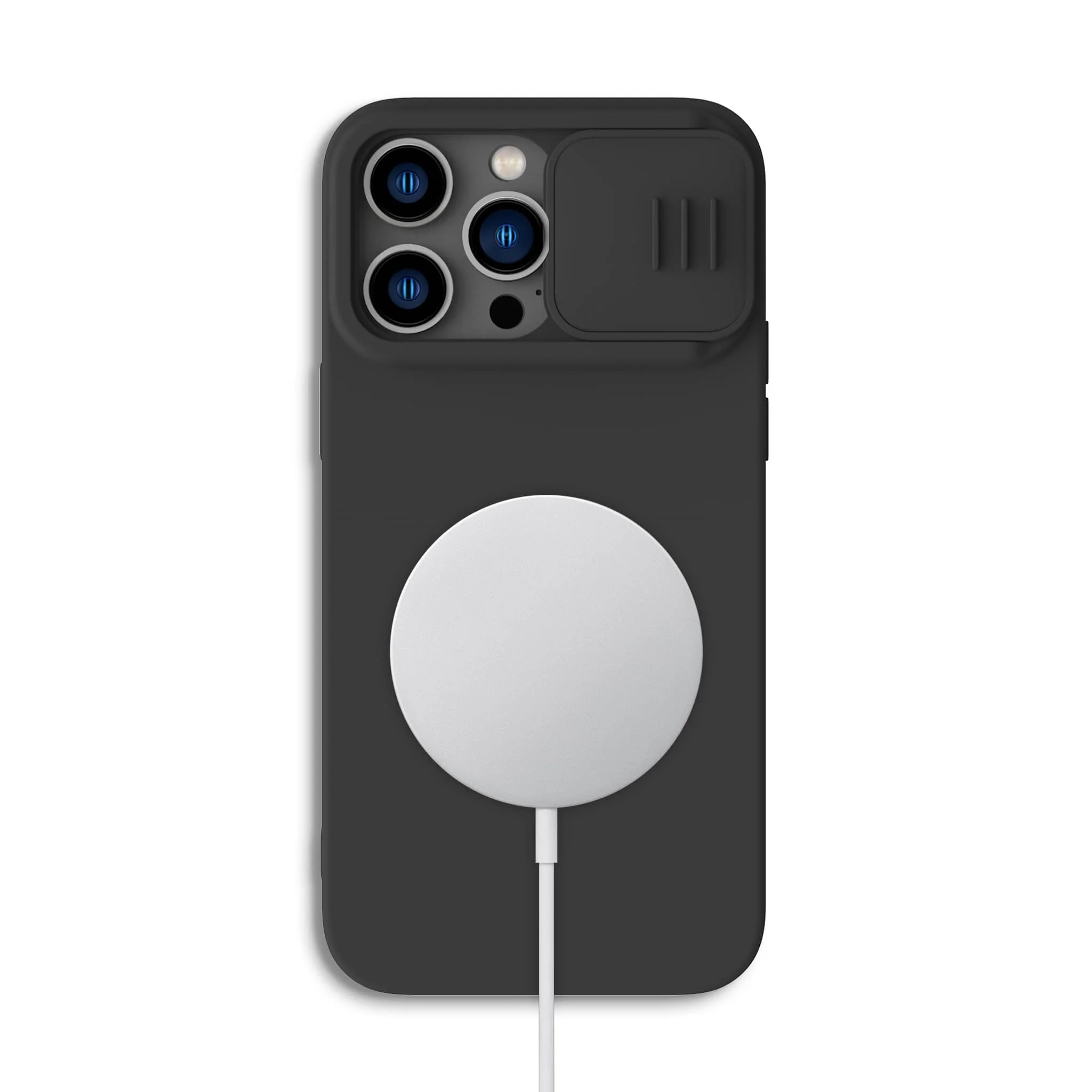 MagSafe® Compatible CamShield Silky Silicone Case for iPhone 14 Series - Image 11
