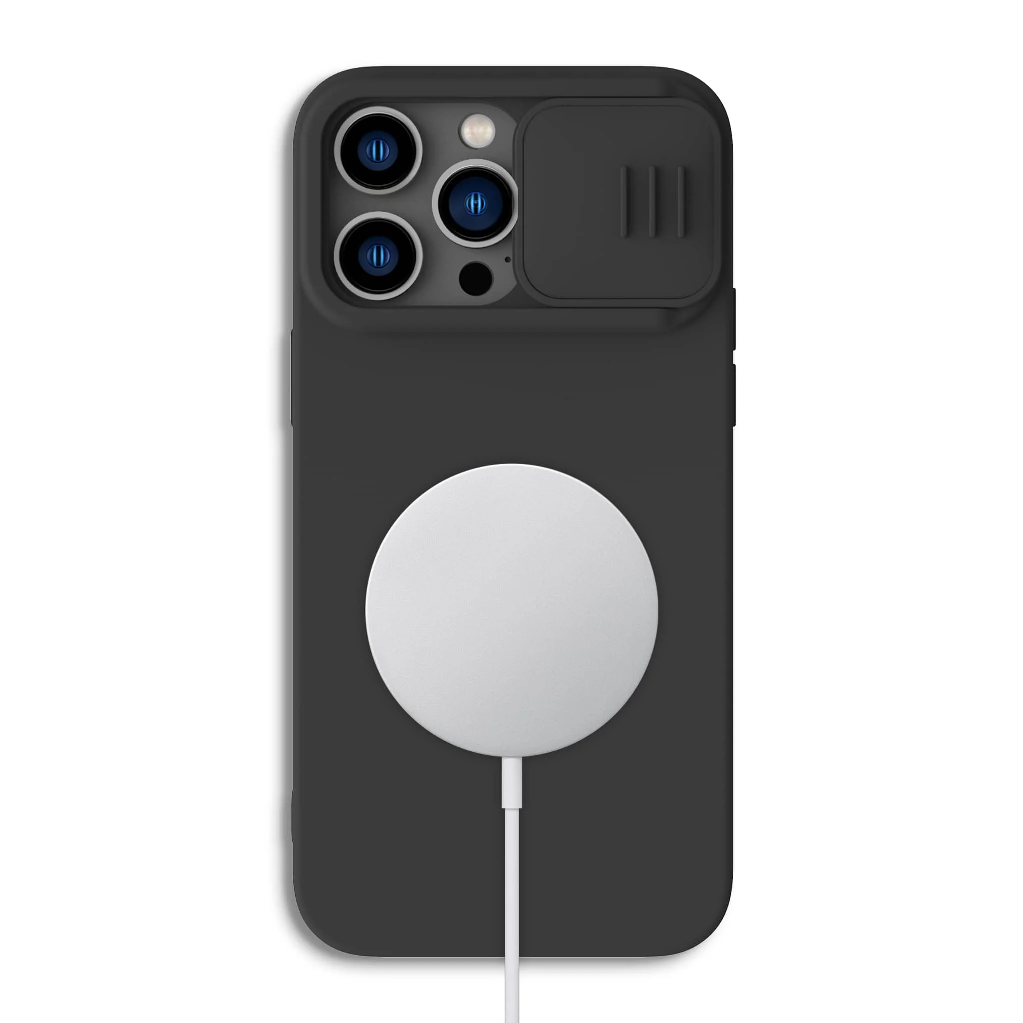 MagSafe® Compatible CamShield Silky Silicone Case for iPhone 14 Series - Image 4