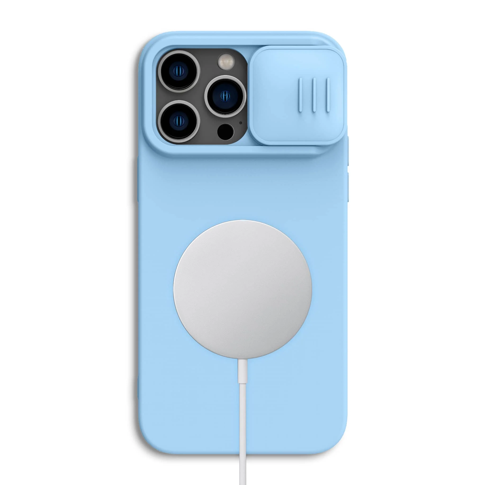MagSafe® Compatible CamShield Silky Silicone Case for iPhone 14 Series - Image 5