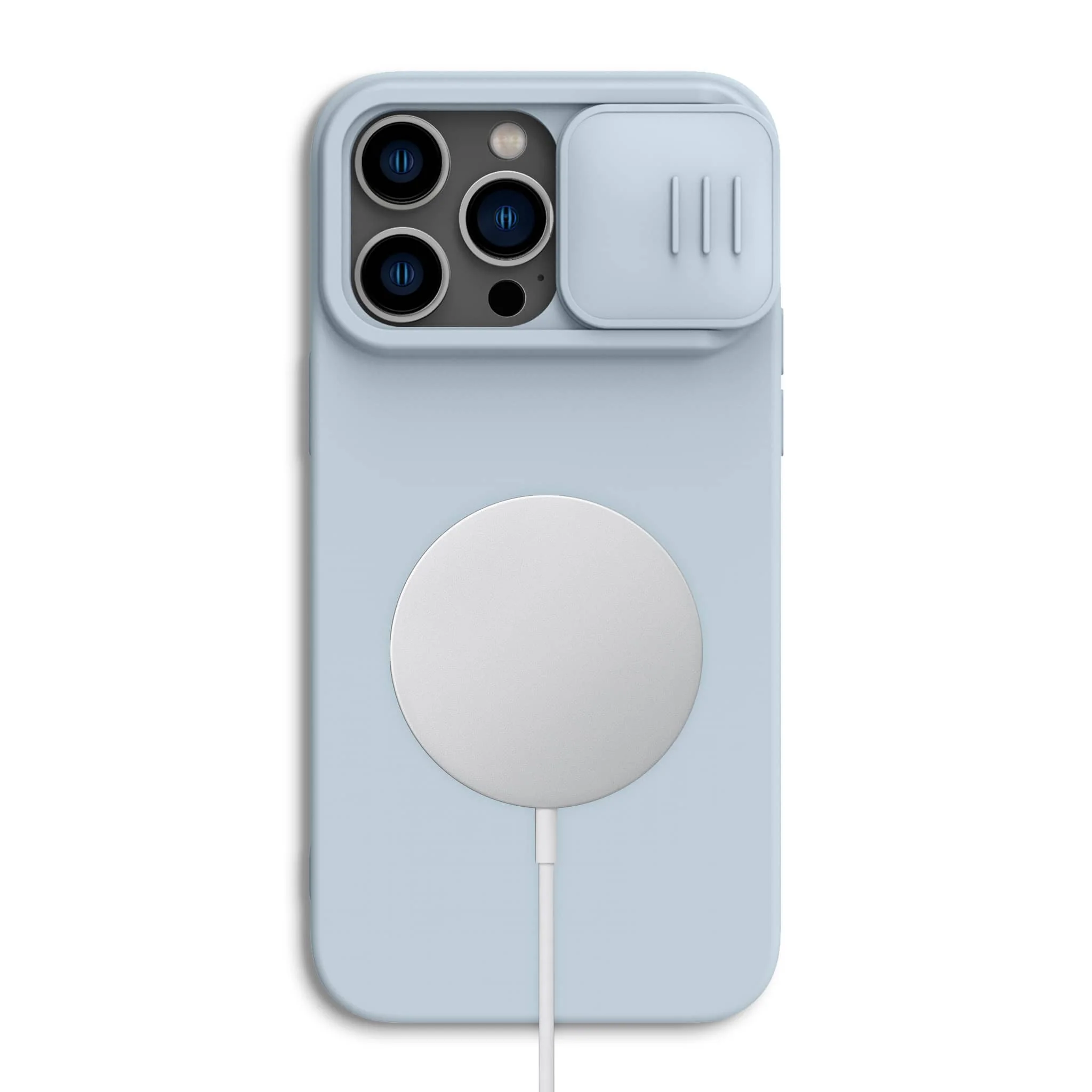 MagSafe® Compatible CamShield Silky Silicone Case for iPhone 14 Series - Image 7