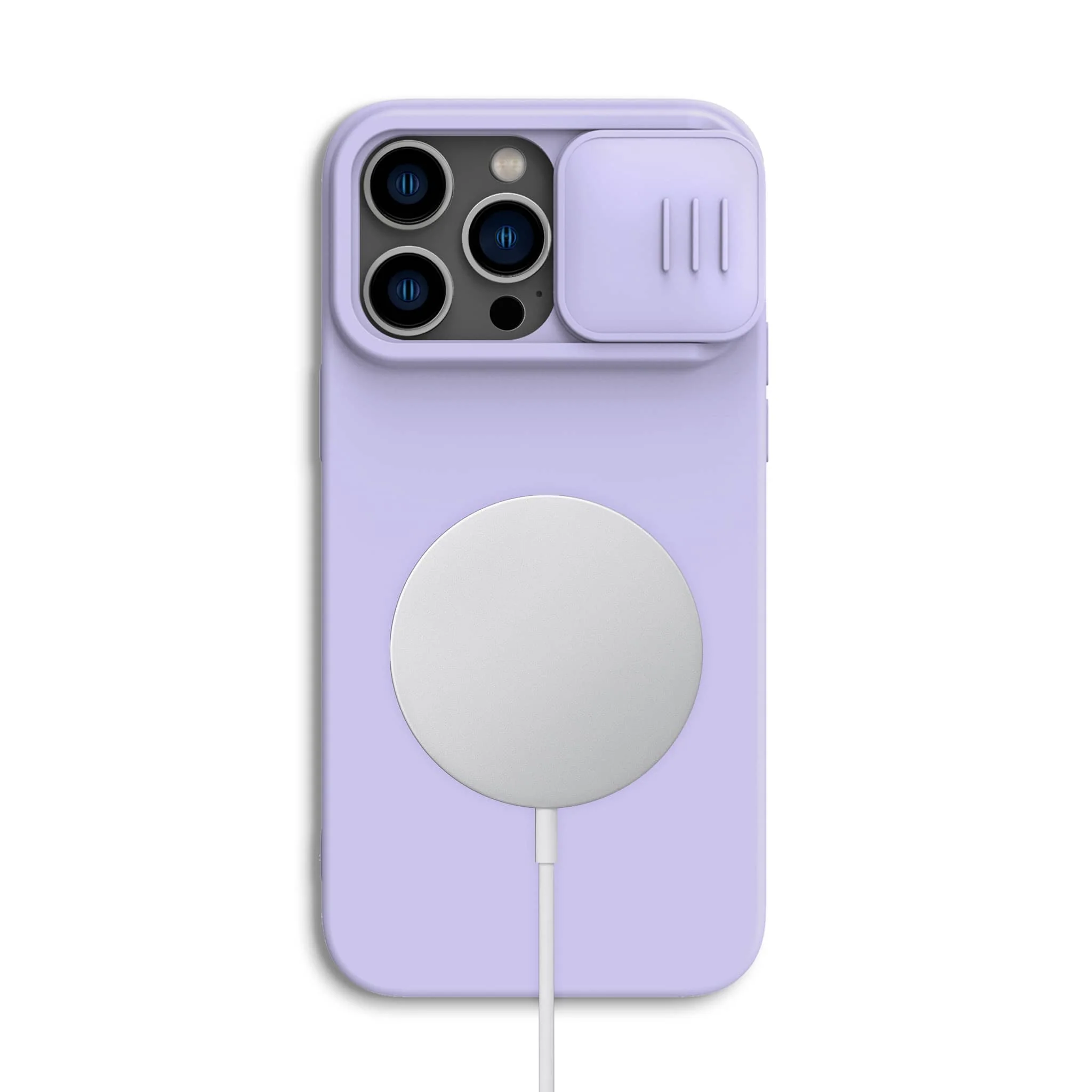 MagSafe® Compatible CamShield Silky Silicone Case for iPhone 14 Series - Image 9