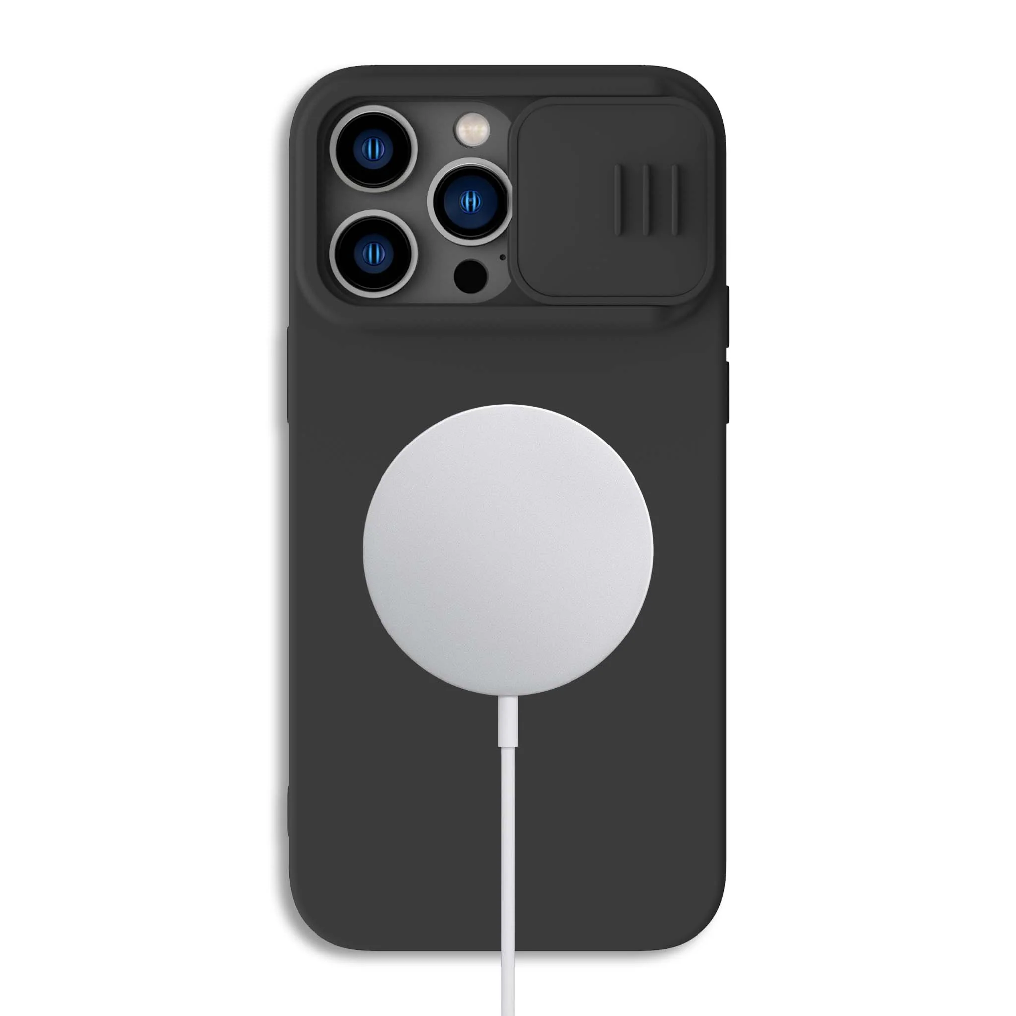 MagSafe® Compatible CamShield Silky Silicone Case for iPhone 15 Series - Image 4