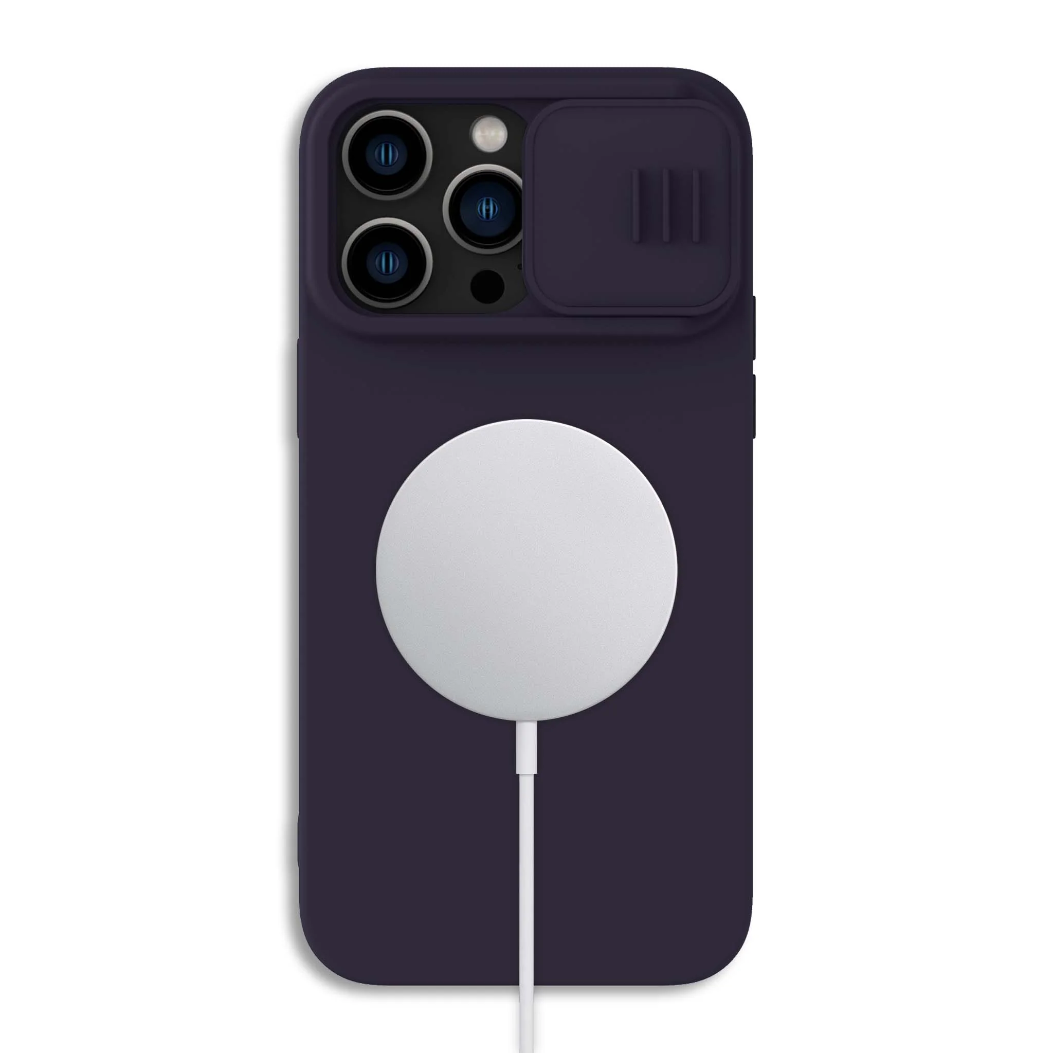 MagSafe® Compatible CamShield Silky Silicone Case for iPhone 15 Series - Image 7
