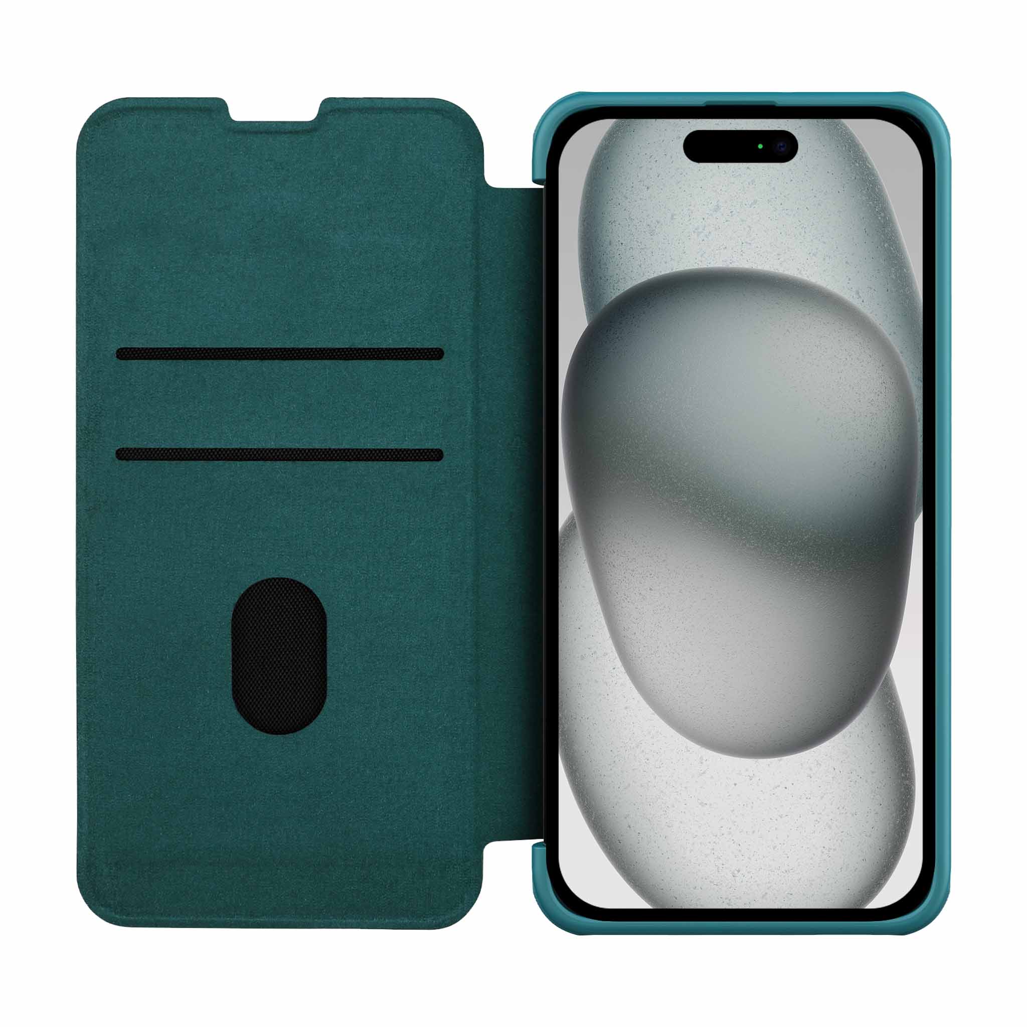 Qin Pro Plain Leather Case for iPhone 15 Series - Image 24