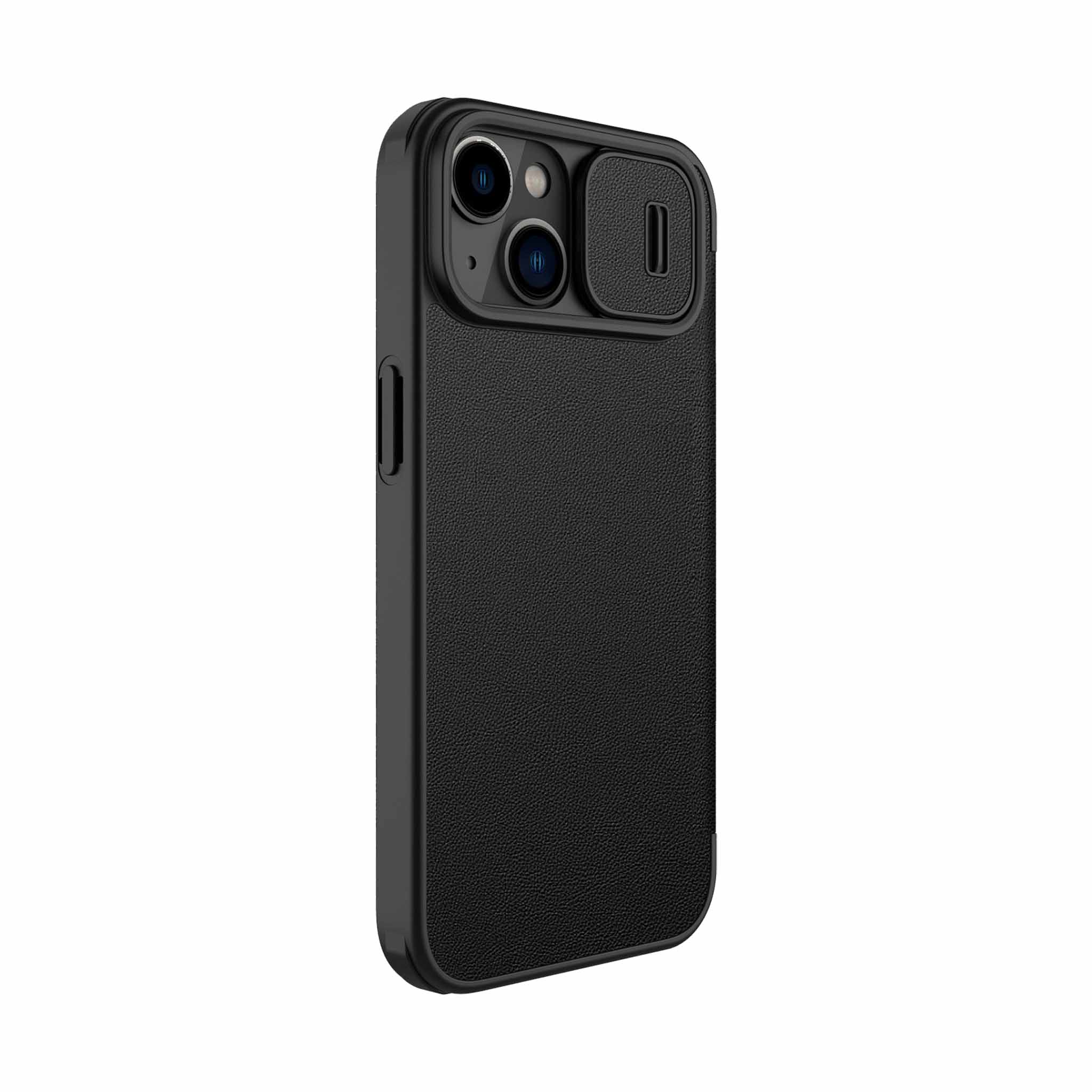 Qin Pro Plain Leather Case for iPhone 15 Series - Image 27