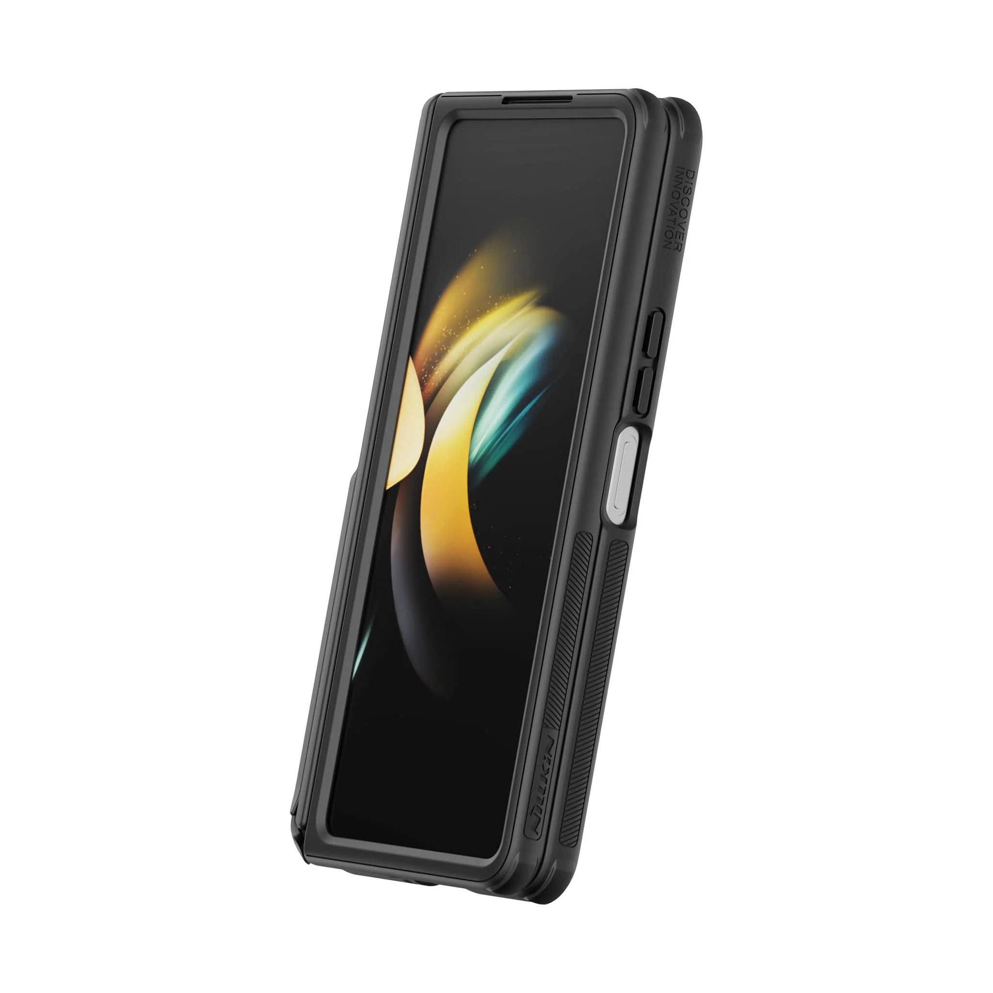 Super Frosted Shield Fold Case with Hidden Stand for Galaxy Z Fold 5 - Image 4